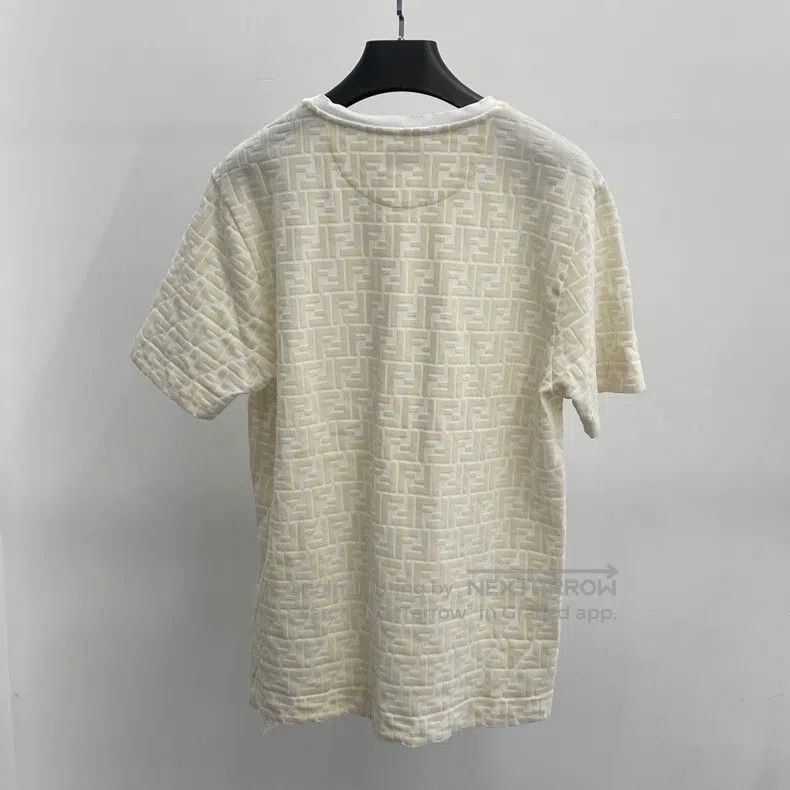 Fendi Fendi Beige full print short-sleeve Size US S / EU 44-46 / 1 - 2 Thumbnail