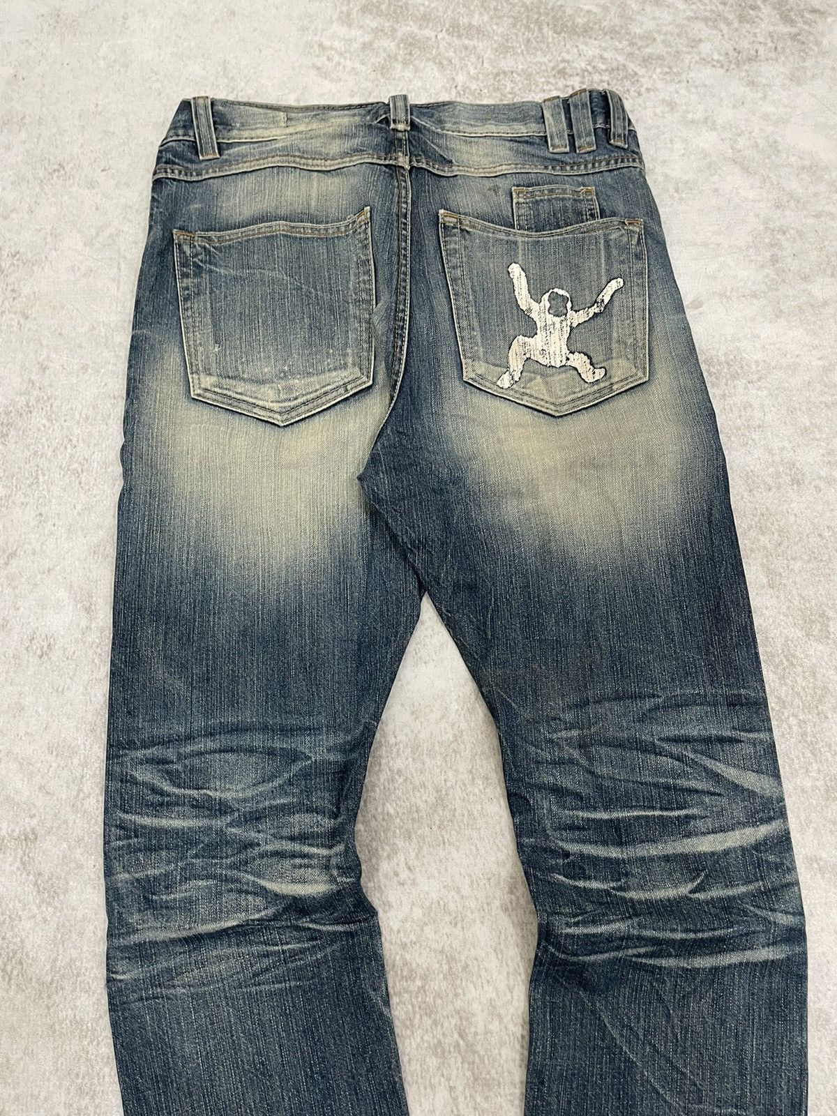 Hysteric Glamour × If Six Was Nine × Le Grande Bleu (L.G.B.) 2000s snm japan apee paint wash denim y2k style Size US 30 / EU 46 - 2 Thumbnail