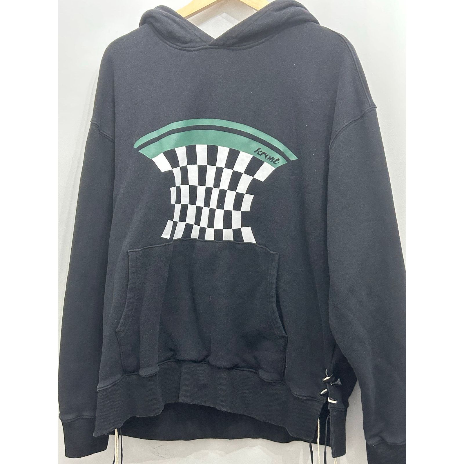 Other KROST Graphic Hoodie Black Lace Side Streetwear Size L Size US L / EU 52-54 / 3 - 2 Thumbnail