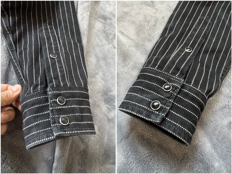 Iron Heart Iron Heart Heavy 12oz black discharge Wabash retro western Size US M / EU 48-50 / 2 - 6 Thumbnail