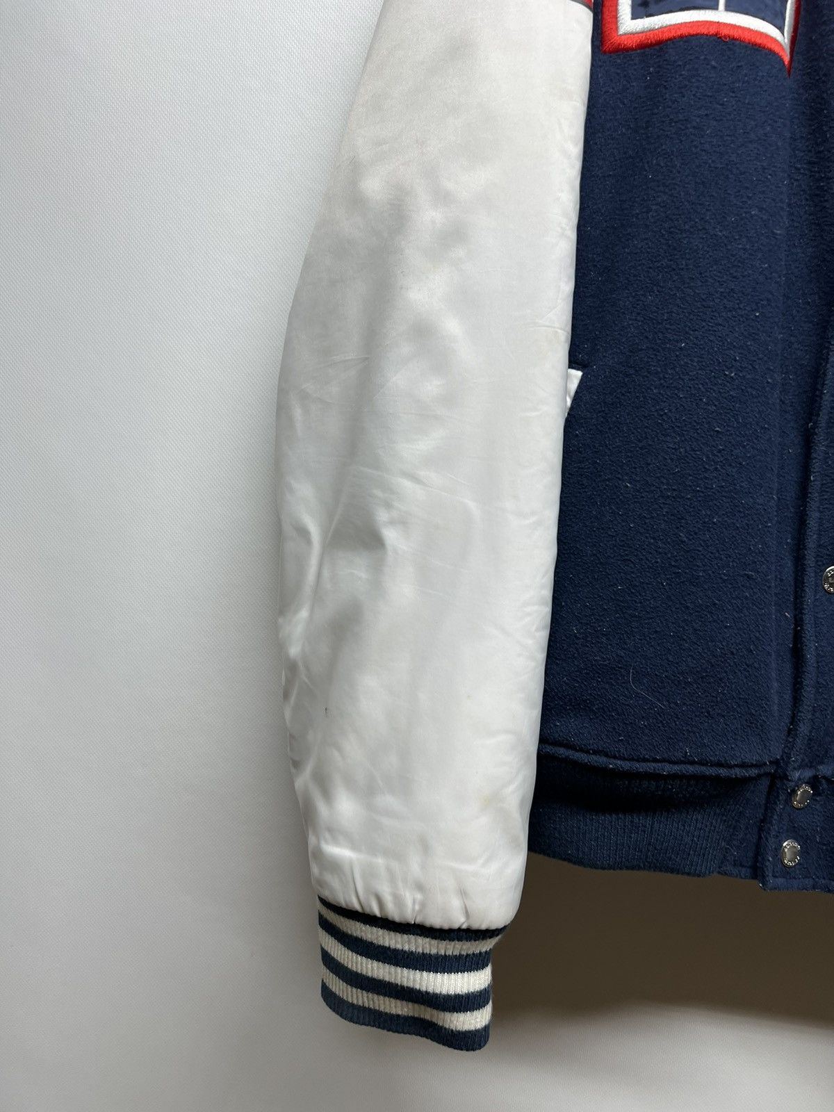 Vintage Vintage Adidas Wool/Nylon Varsity Jacket 00’s Size US XL / EU 56 / 4 - 7 Thumbnail