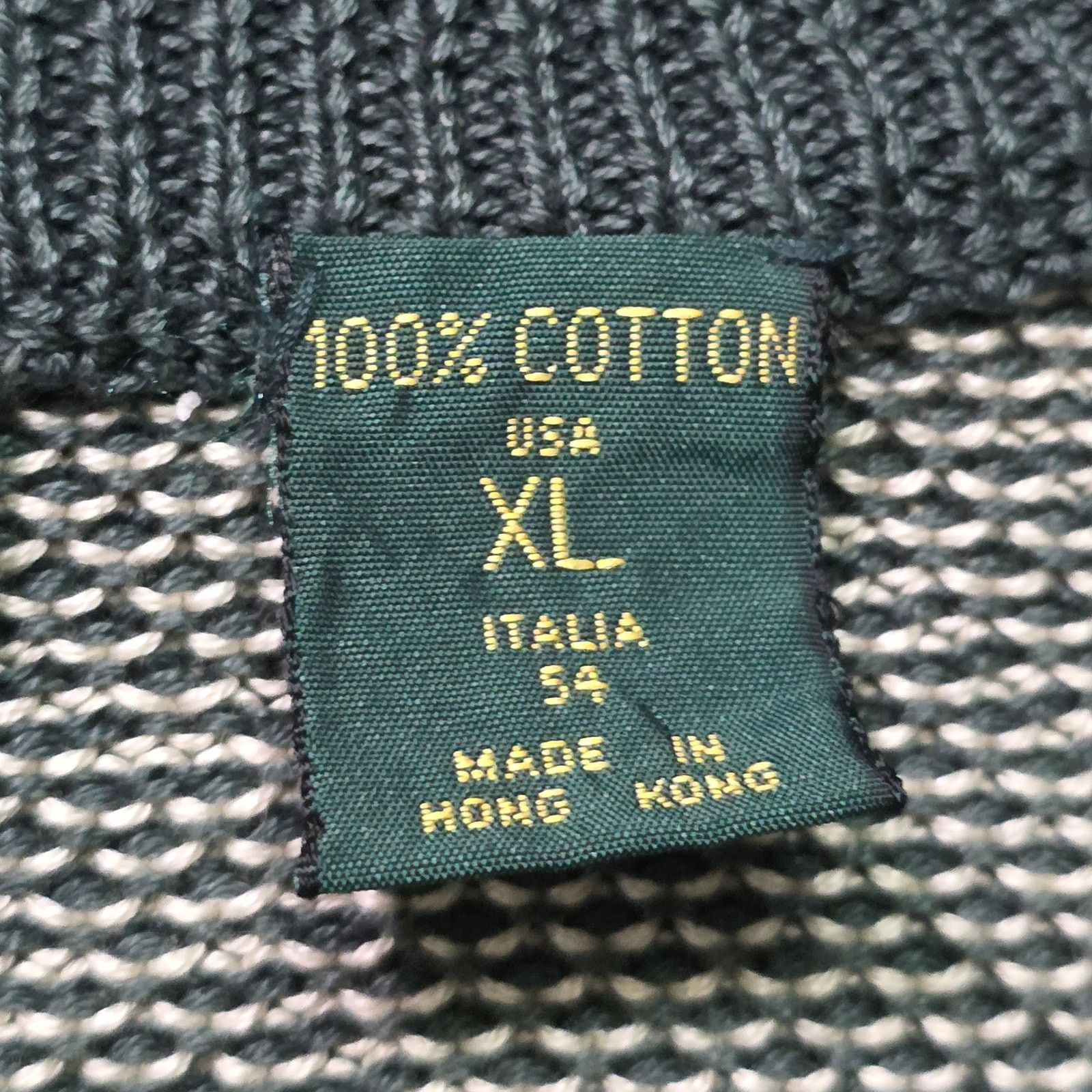 Bobby Jones Bobby Jones V-Neck Sweater Men’s XL Green Knit Pullover Size US XL / EU 56 / 4 - 3 Thumbnail