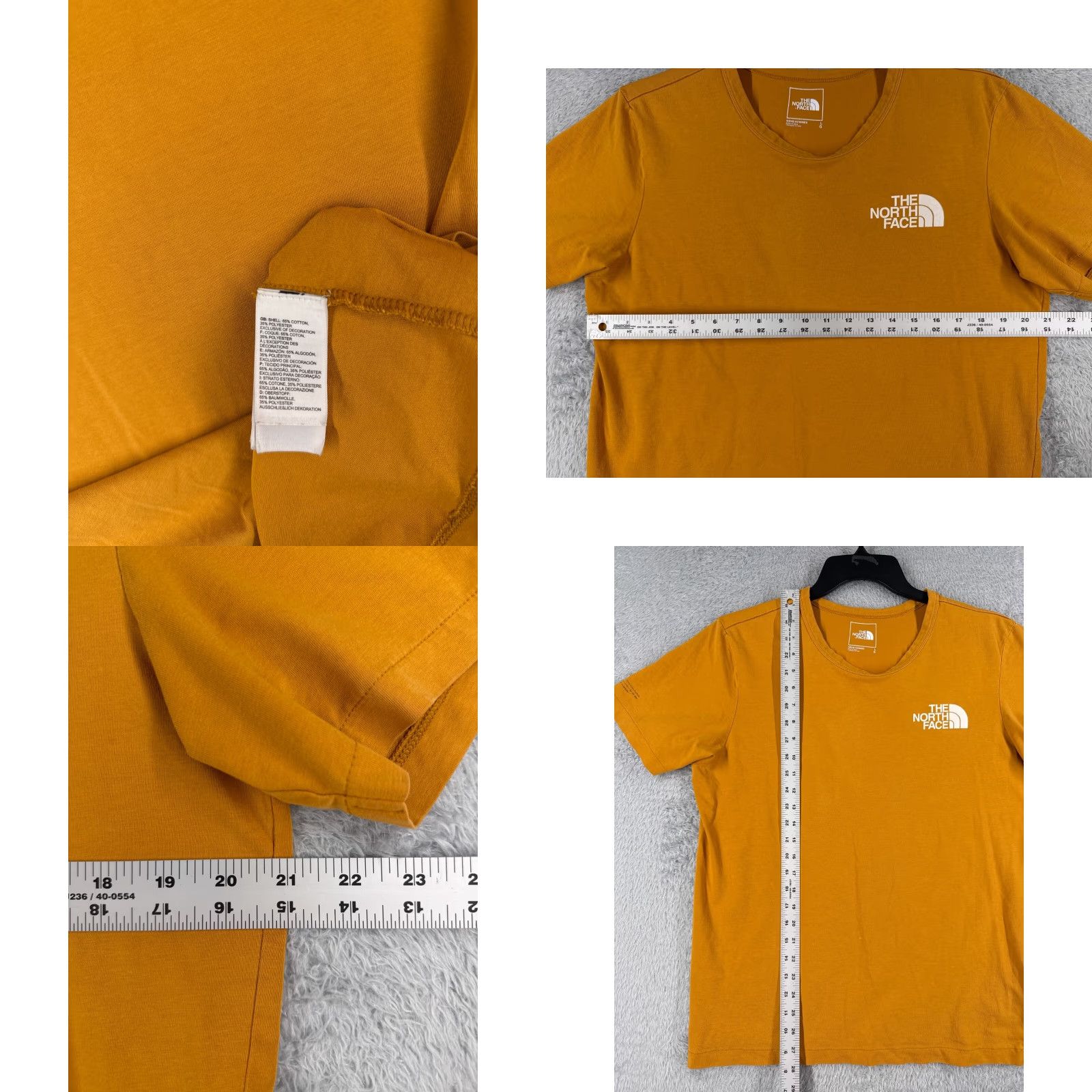The North Face The North Face Shirt Men L Yellow Floral Poly Blend Jersey Crew Neck Short Sleeve All Seasons Breathable Logo Vintage: No Size US L / EU 52-54 / 3 - 8 Thumbnail
