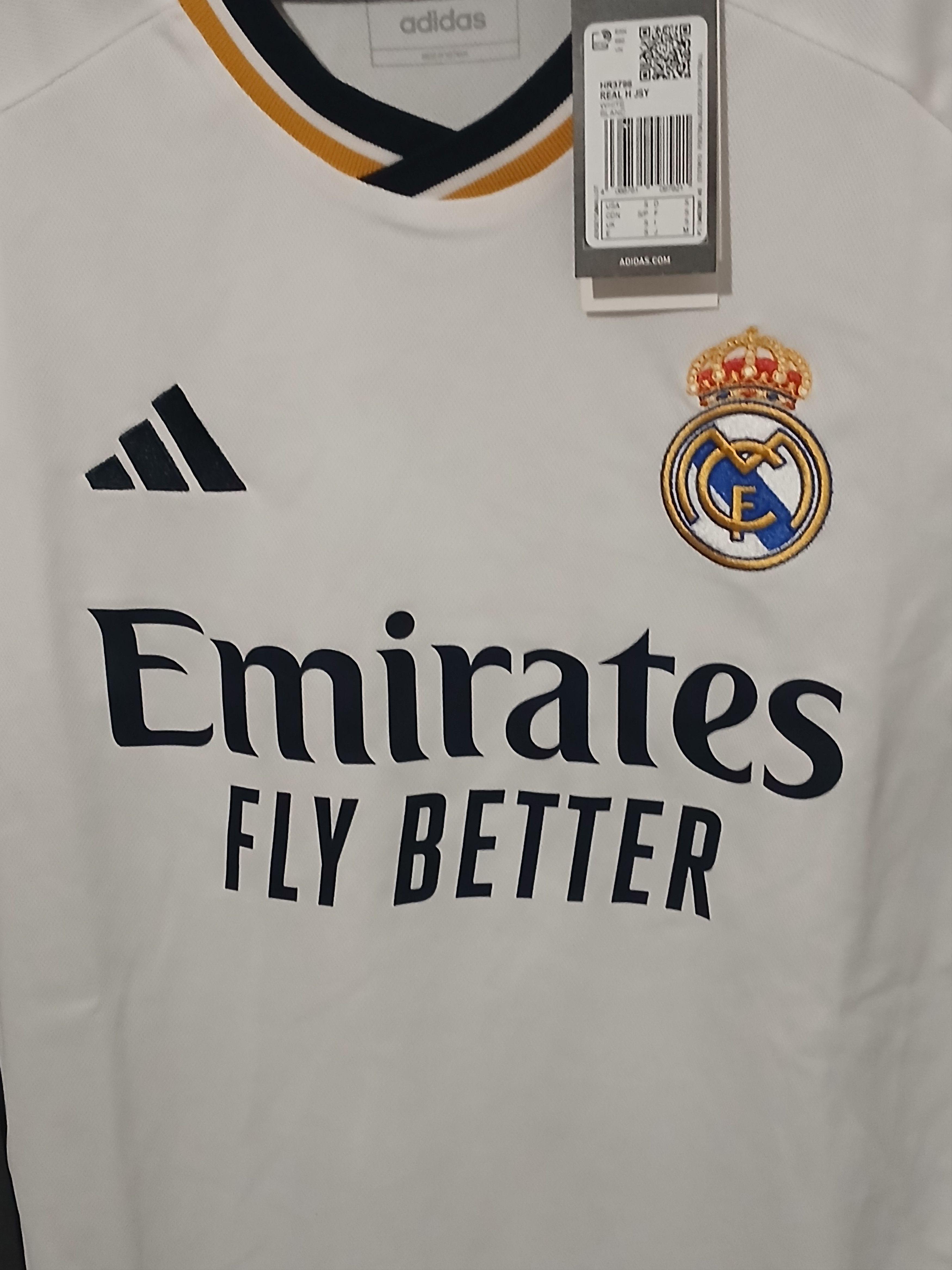 Adidas New Real Madrid 2023/2024 Football Jersey T-Shirt Size US S / EU 44-46 / 1 - 3 Thumbnail
