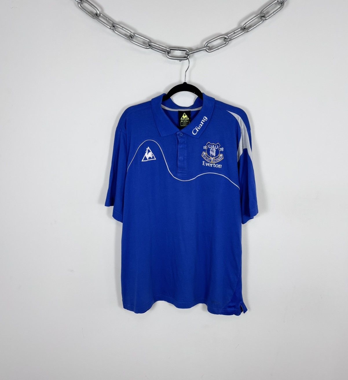 Le Coq Sportif Le Coq Sportif Everton 2009/2010 Polo Shirt Jersey Shirt Size US XXL / EU 58 / 5 - 1 Thumbnail