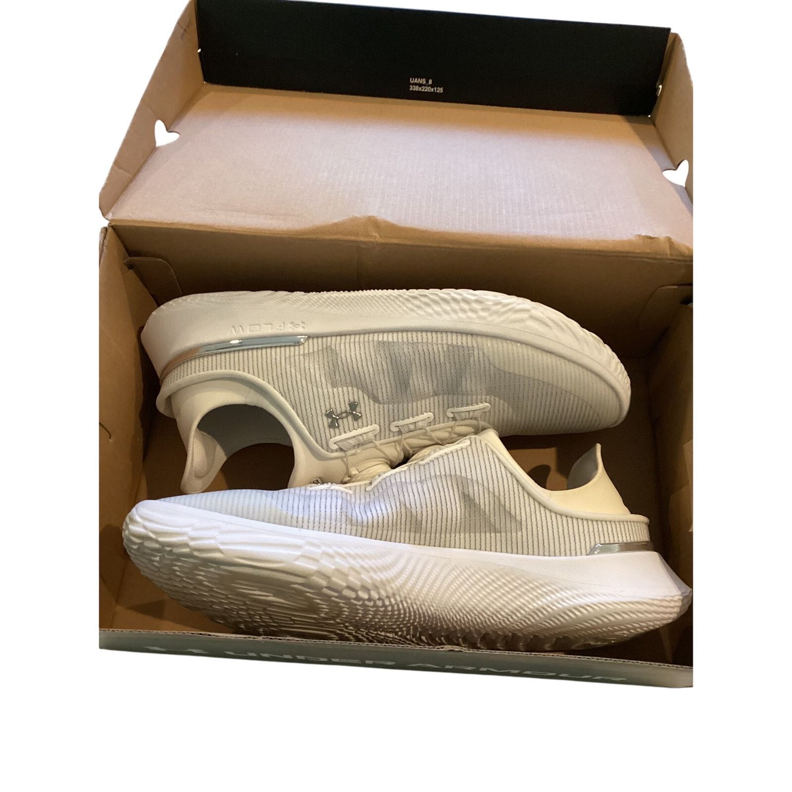 Under Armour Under Armour Mens Slip Speed White Mesh Training Shoes Size US 11 / EU 44 - 1 Thumbnail