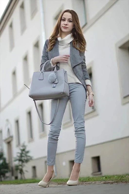 Michael Kors Michael Kors Grey Leather Top Handle Bag CAMILLE dove Size ONE SIZE - 2 Thumbnail