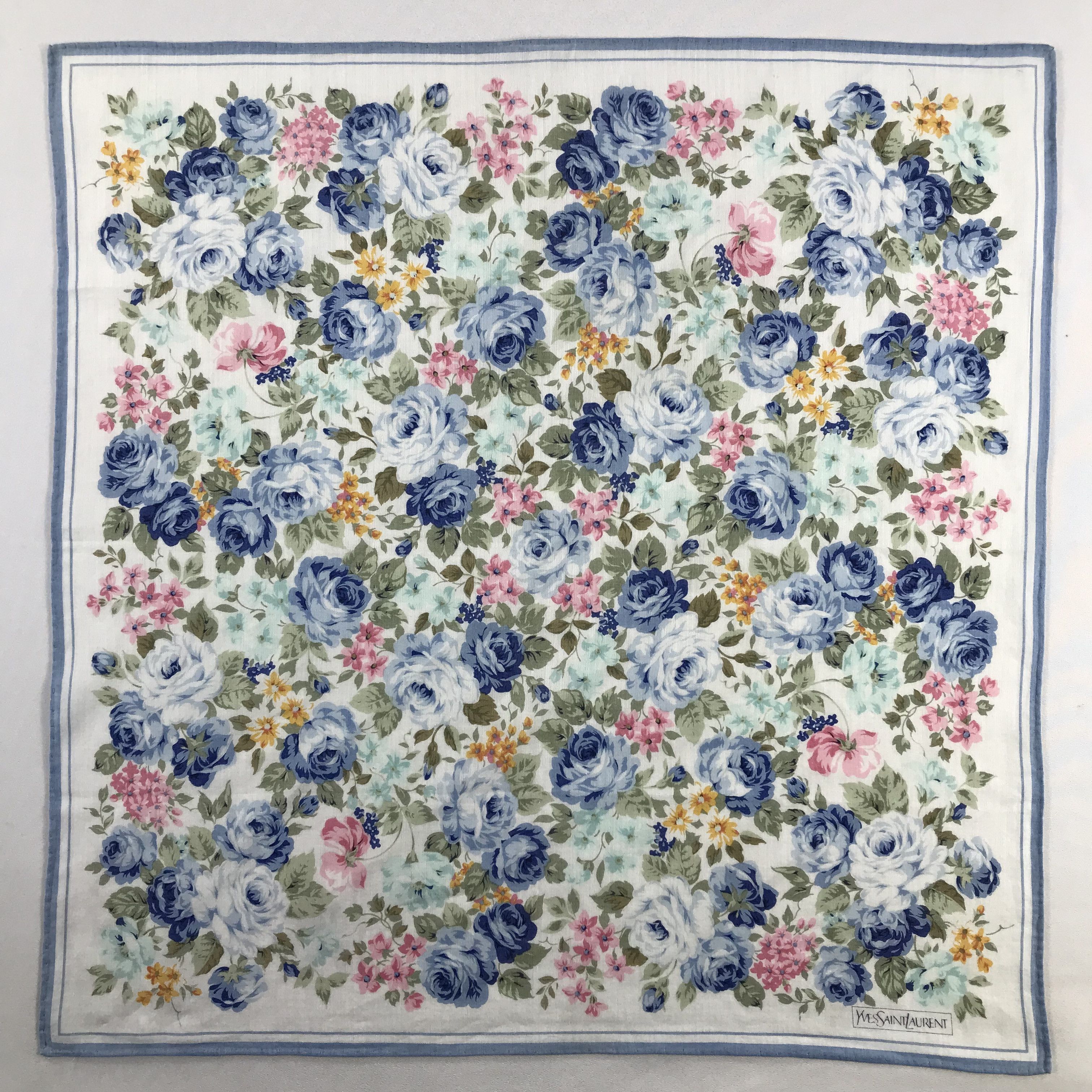 Yves Saint Laurent Yves Saint Laurent Handkerchief / Bandana / Neckerchief C739 Size ONE SIZE - 3 Thumbnail