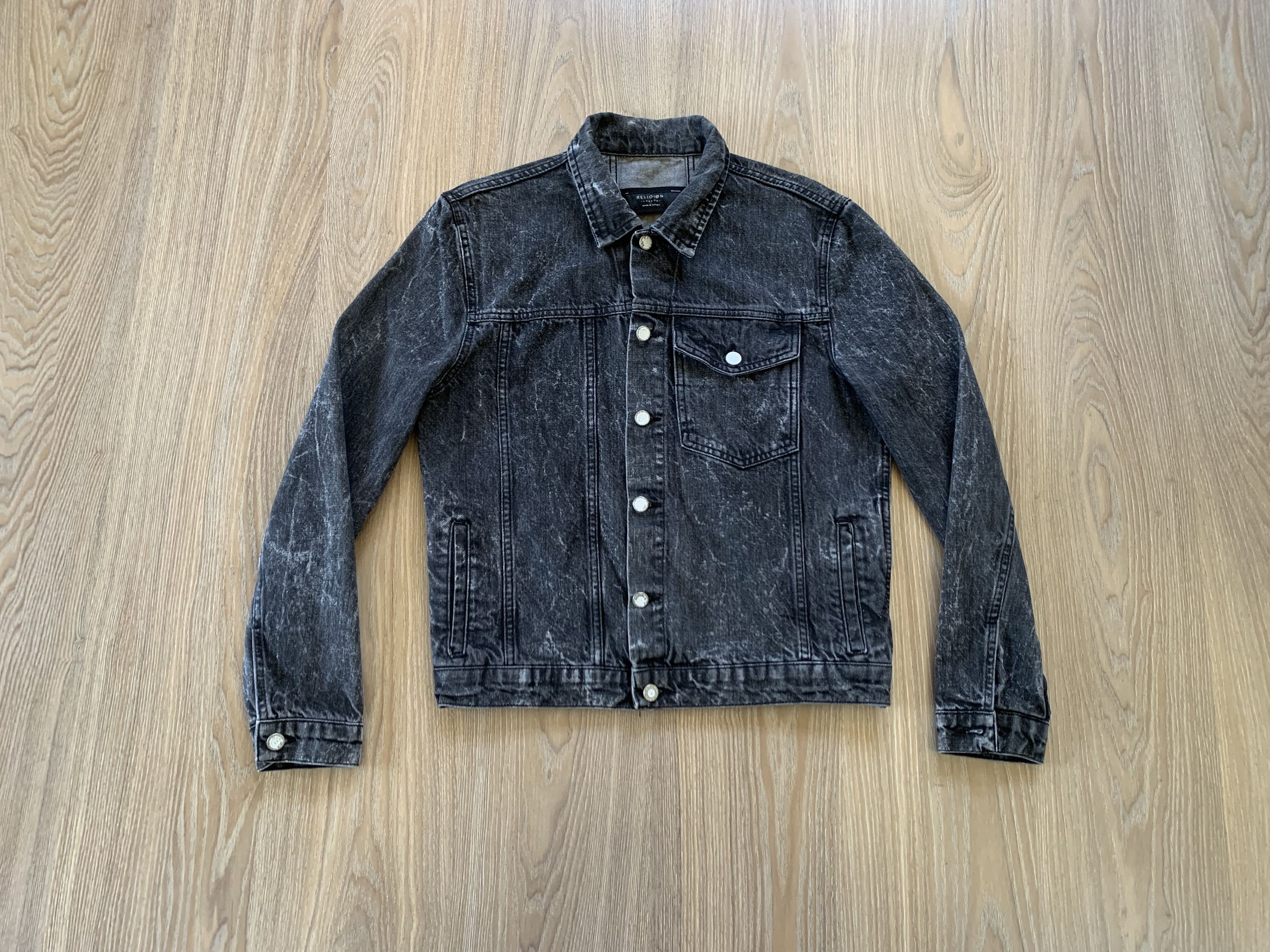 Other Religion London Wash Grey Denim Jacket Size US S / EU 44-46 / 1 - 12 Thumbnail
