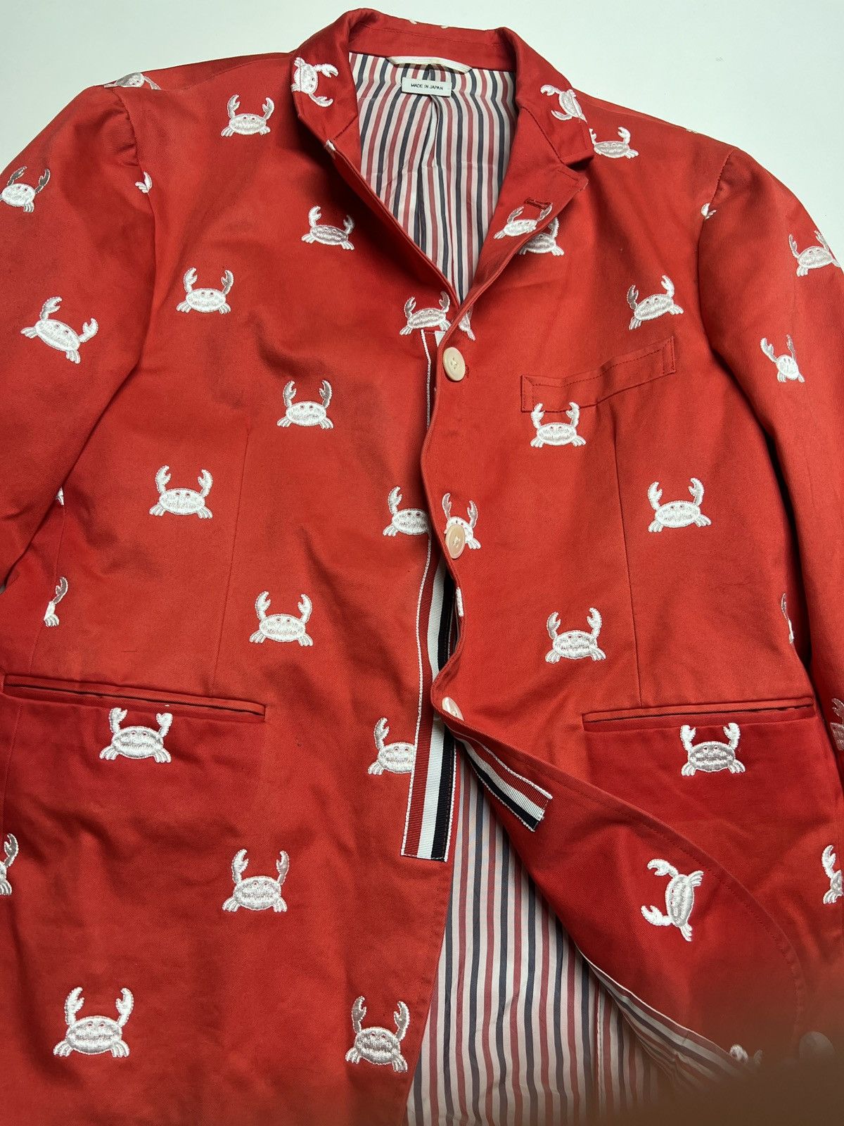 Thom Browne Crab embroidered blazer Size US M / EU 48-50 / 2 - 4 Thumbnail