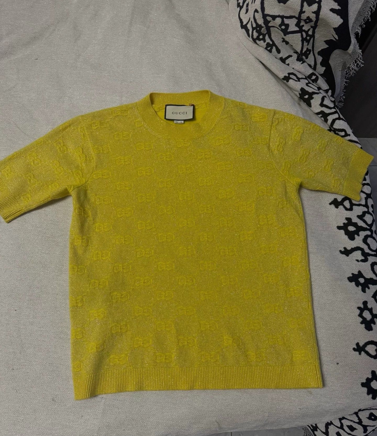 Gucci Gucci GG Monogram Wool Short-Sleeve M Size M / US 6-8 / IT 42-44 - 1 Thumbnail