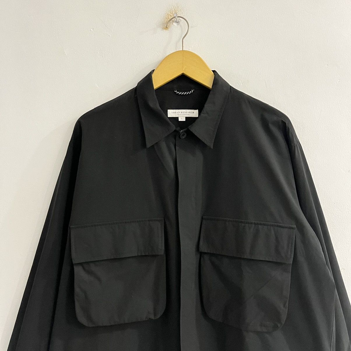 URBAN RESEARCH DOORS Urban Research Big Pocket Nylon Button Up Size US M / EU 48-50 / 2 - 2 Thumbnail