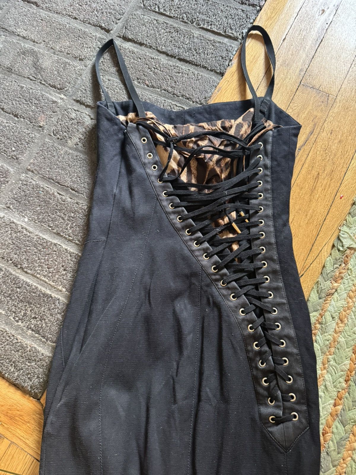 Dolce & Gabbana Vintage Dolce & Gabbana Bondage Corset Dress Size XS / US 0-2 / IT 36-38 - 4 Thumbnail