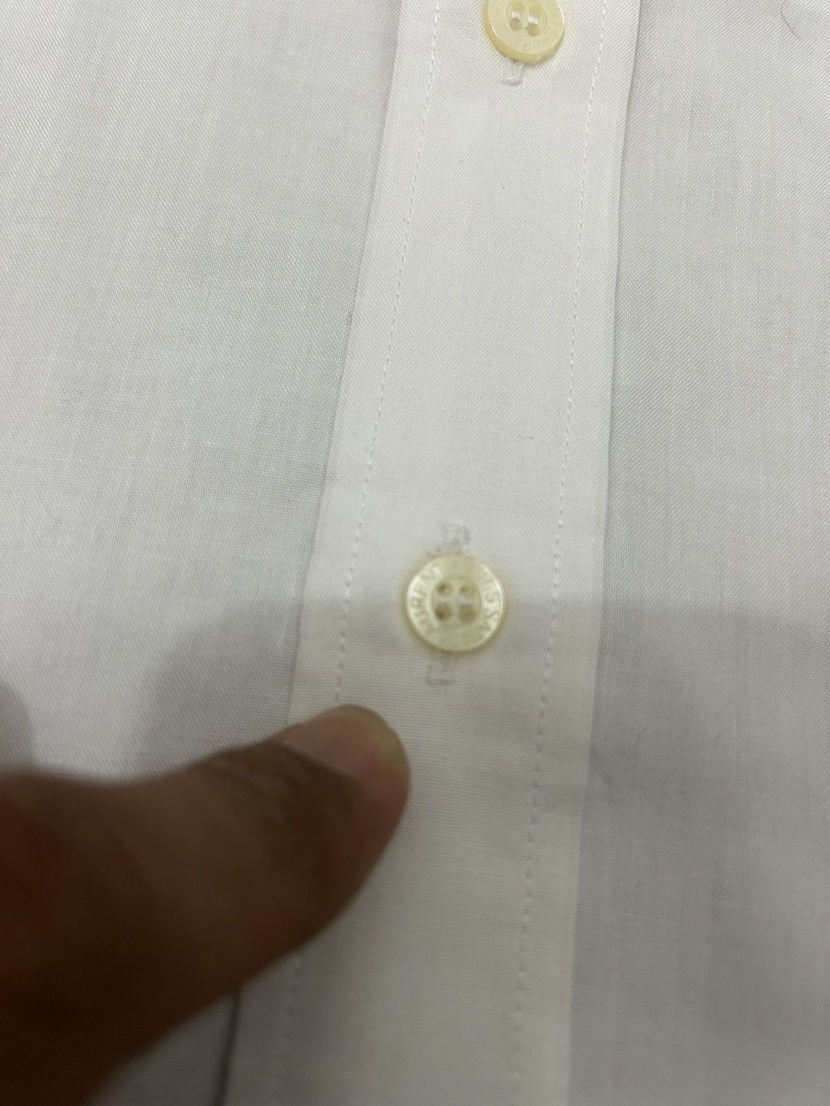 Saint Laurent Paris × Vintage × Yves Saint Laurent Vintage YvesSaintLaurent White Buttom Shirt Size US M / EU 48-50 / 2 - 5 Thumbnail