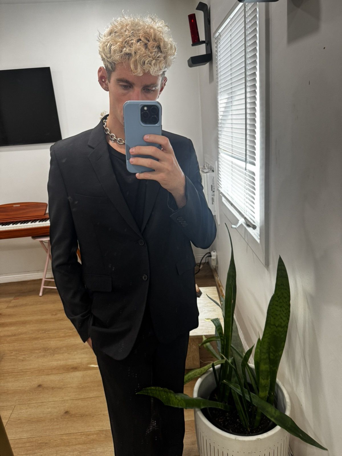 Saint Laurent Paris 2 button Blazer Size 52R - 9 Thumbnail