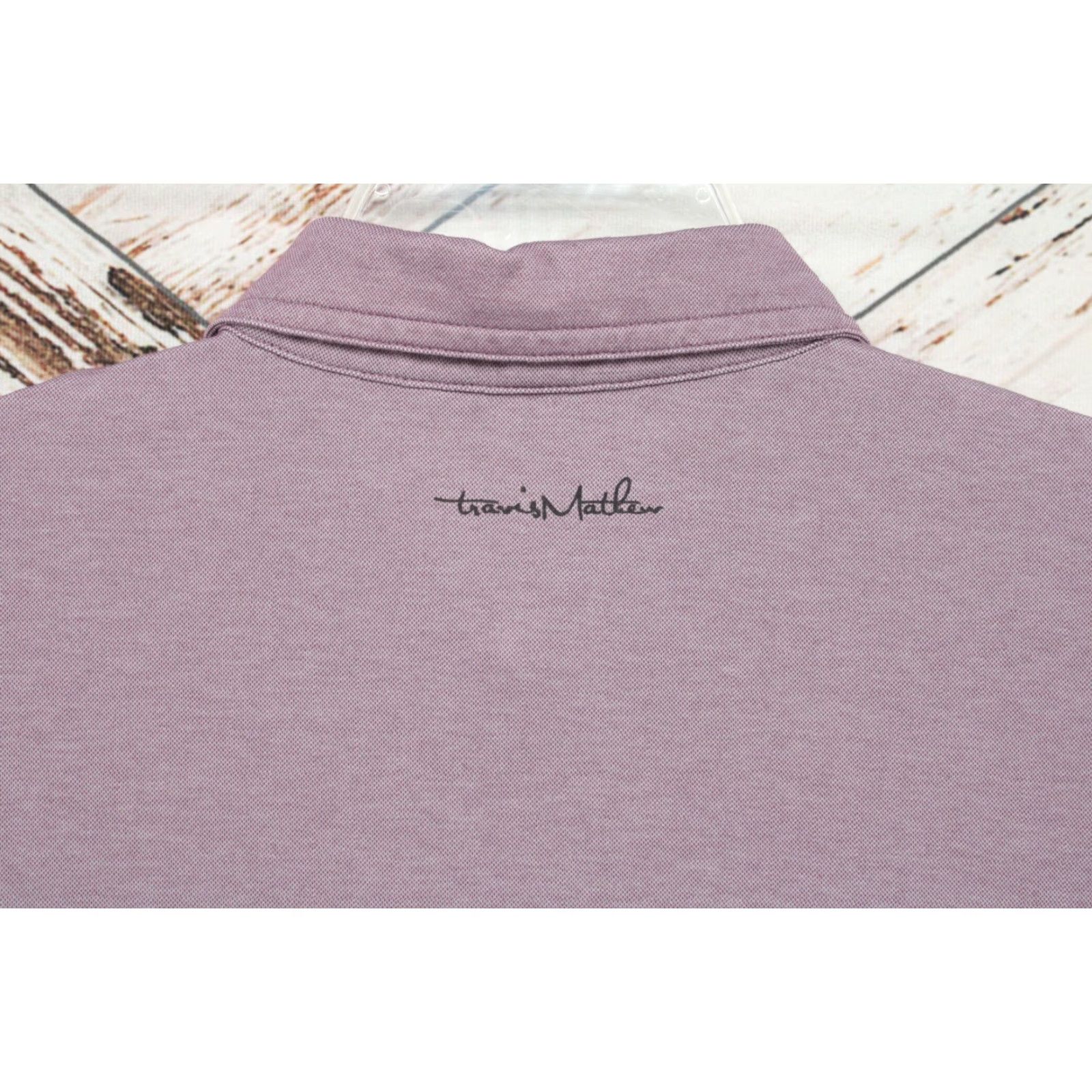 TravisMathew Travis Mathew Polo Shirt Men's M Purple Golf Short Sleeve Country Club Par Shirt Size US M / EU 48-50 / 2 - 4 Thumbnail