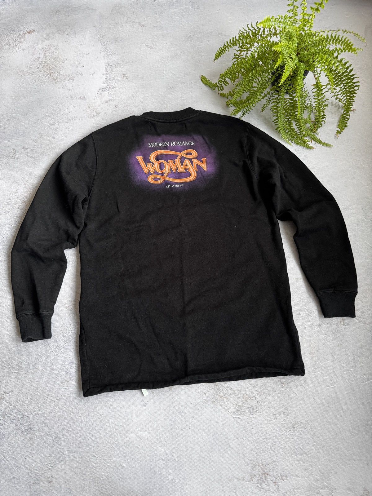 Off-White Modern Romance Oversize Sweatshirt