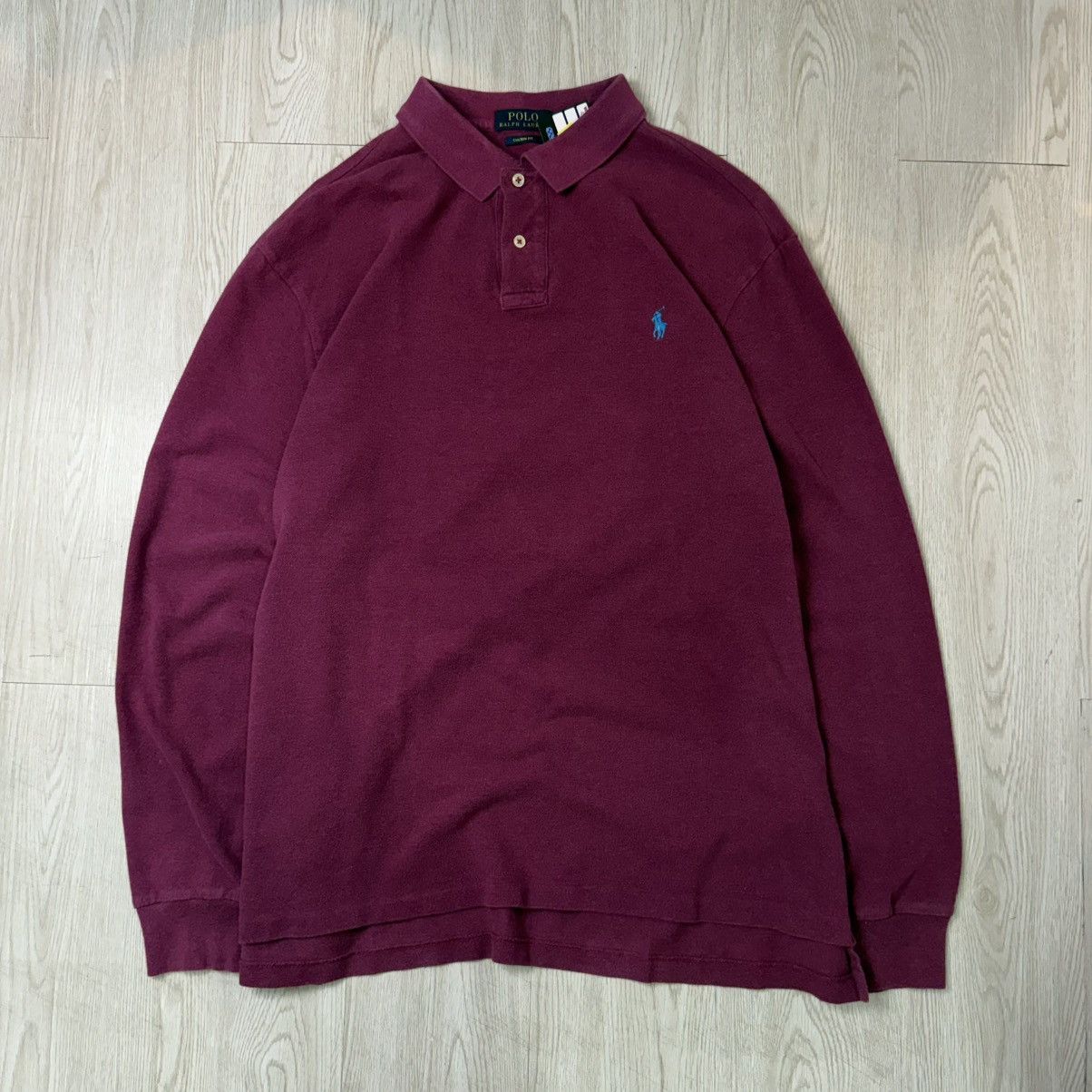 Polo Ralph Lauren Polo Ralph Lauren basic logo long Poloshirt Size US XXL / EU 58 / 5 - 1 Thumbnail