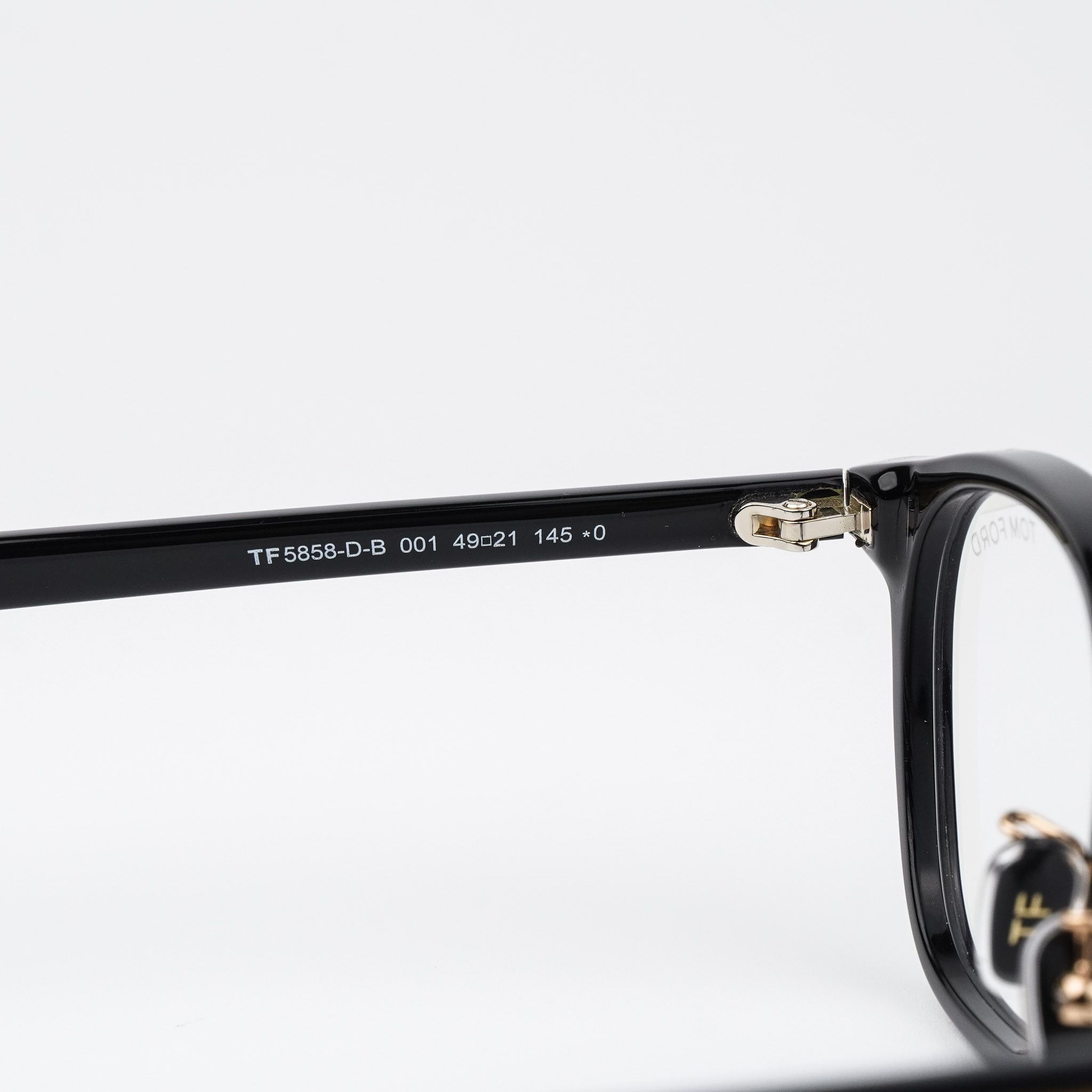 Tom Ford Tom Ford Men Eyeglasses Square FT5858-D-B 001 NEW AUTHENTIC Size ONE SIZE - 9 Thumbnail