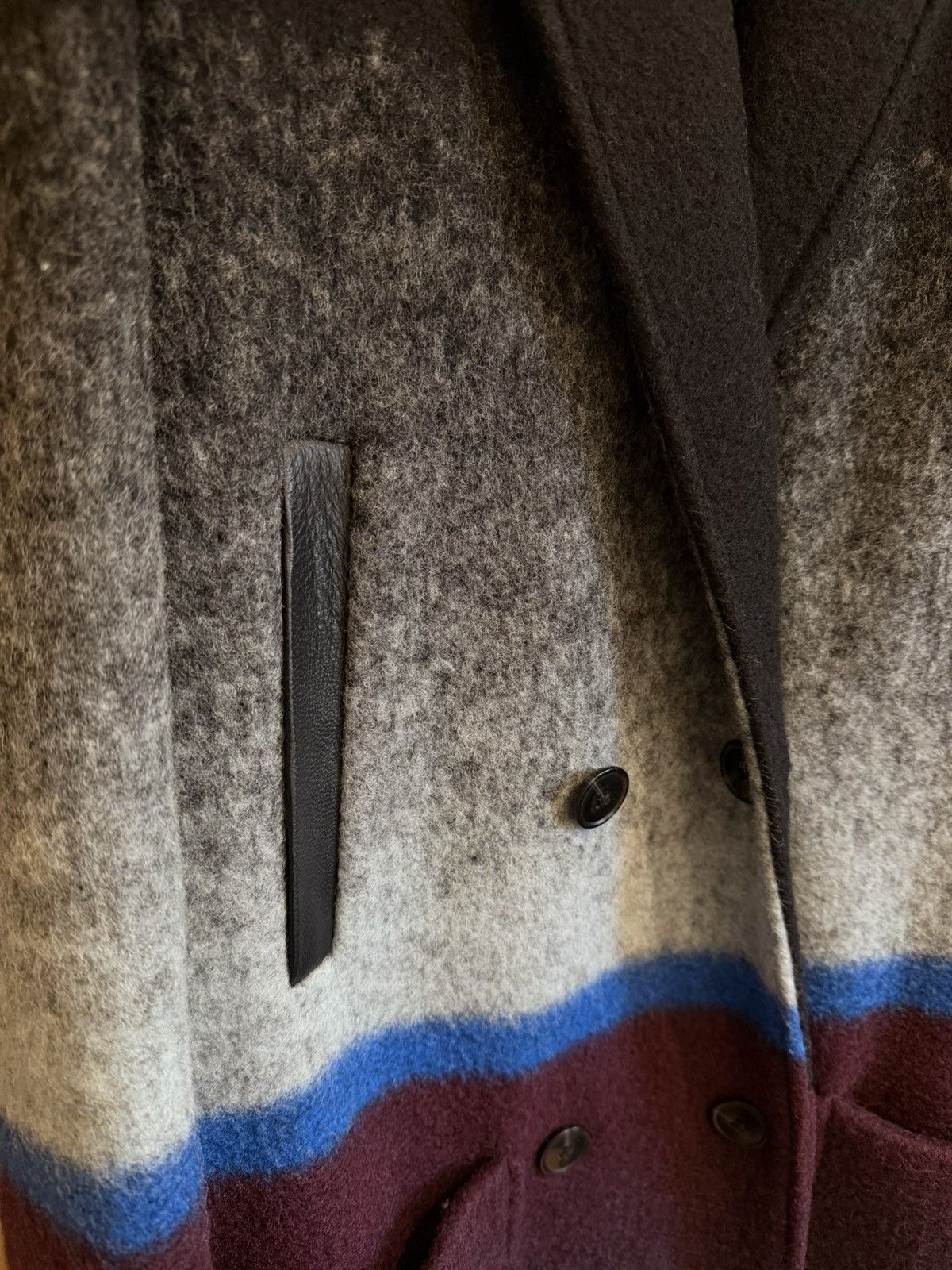 T by Alexander Wang T by Alexander Wang Degrade Ombré wool-blend coat Size XS / US 0-2 / IT 36-38 - 4 Thumbnail