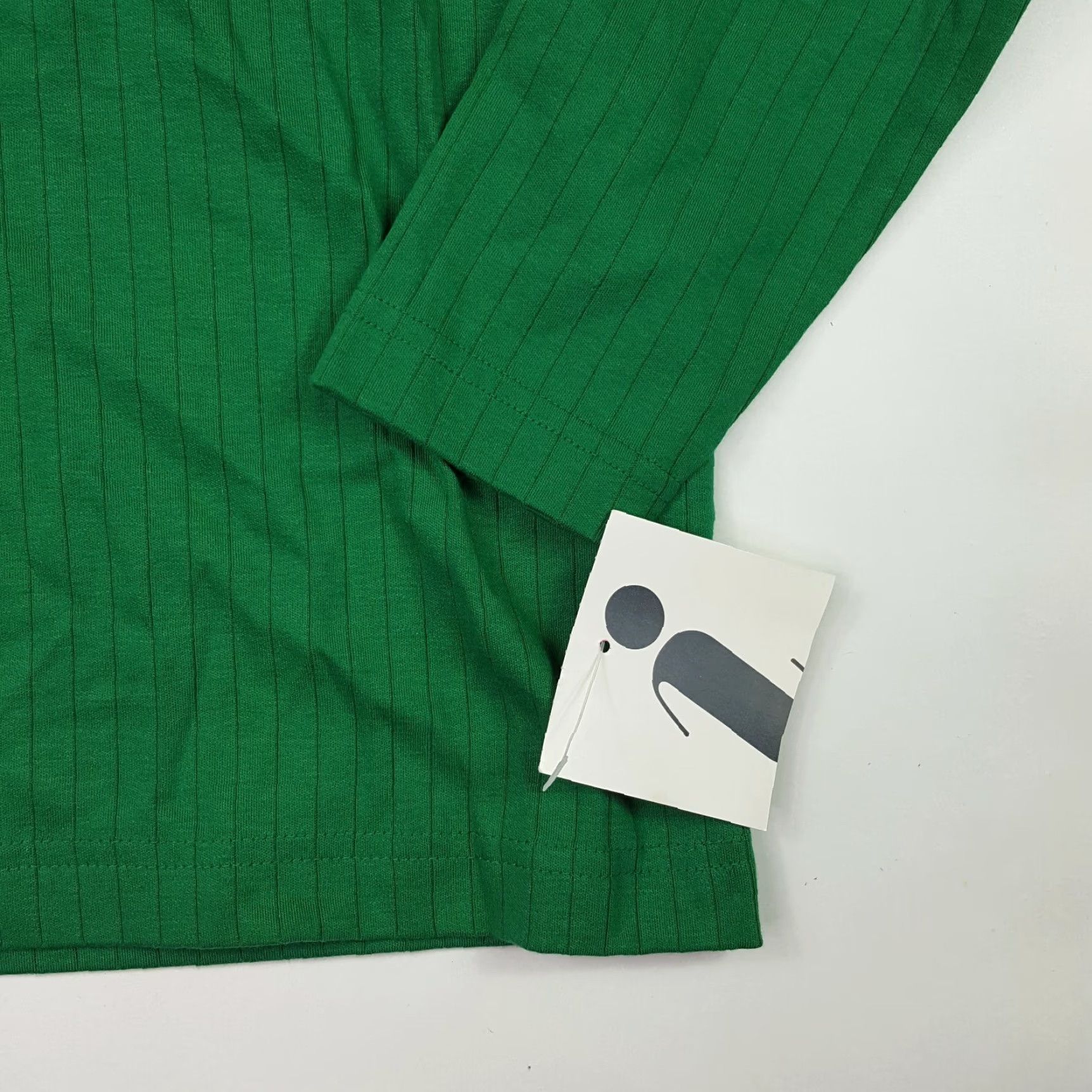 Vintage VINTAGE Aileen Green Mock Neck Women's Size S Long Sleeve T Shirt Top 80s 90s Preppy Retro Solid T-Shirt Cap Sleeve Mens Womens Girls Boys Size S / US 4 / IT 40 - 3 Thumbnail