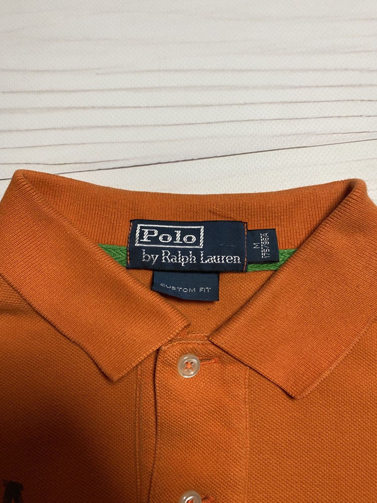 Polo Ralph Lauren Vintage Polo Ralph Lauren USA flag big pony polo t shirt Size US M / EU 48-50 / 2 - 3 Thumbnail