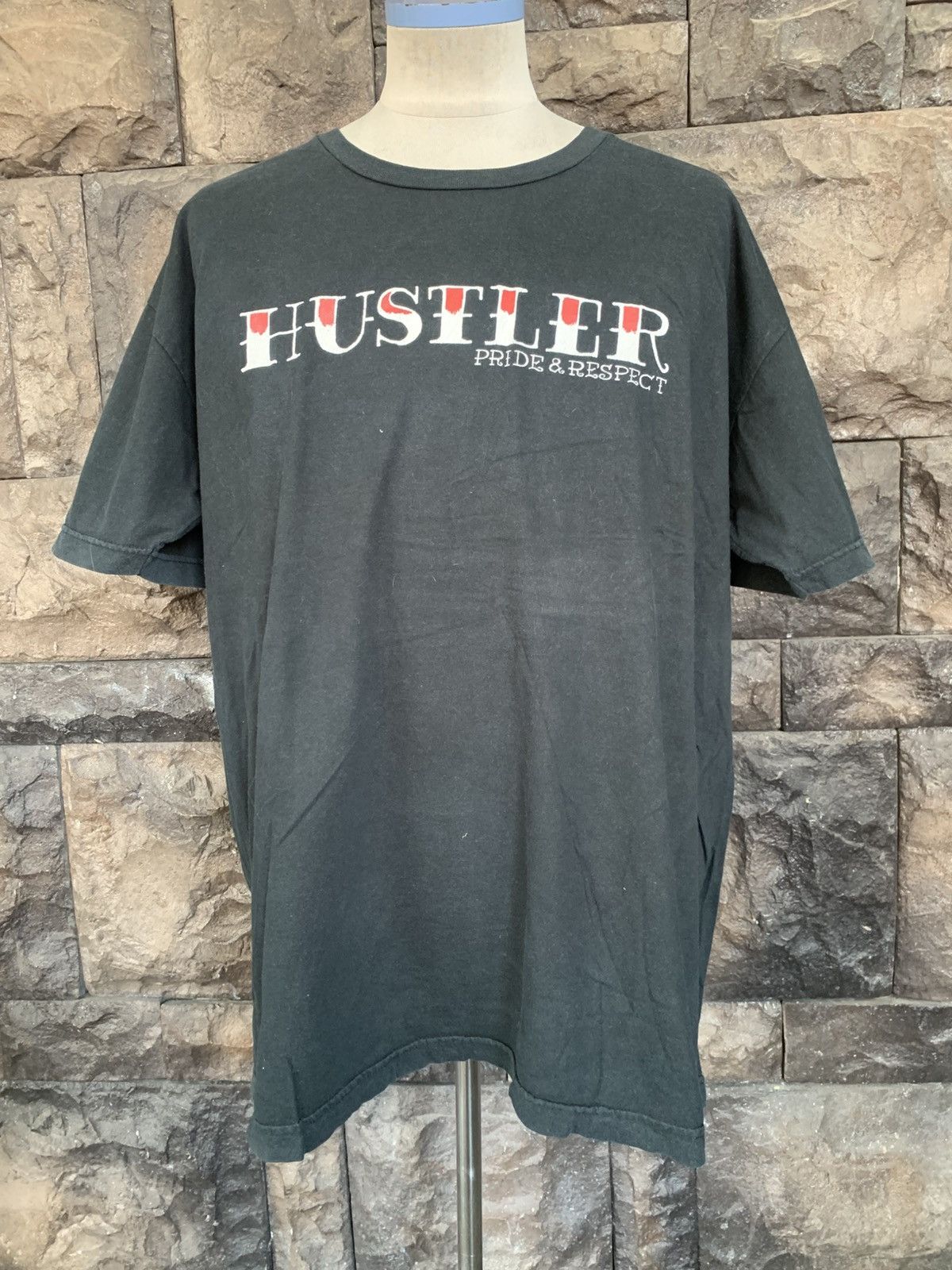 Vintage Vintage Hustler Hardcore Since 74 T shirt Size US XL / EU 56 / 4 - 1 Thumbnail