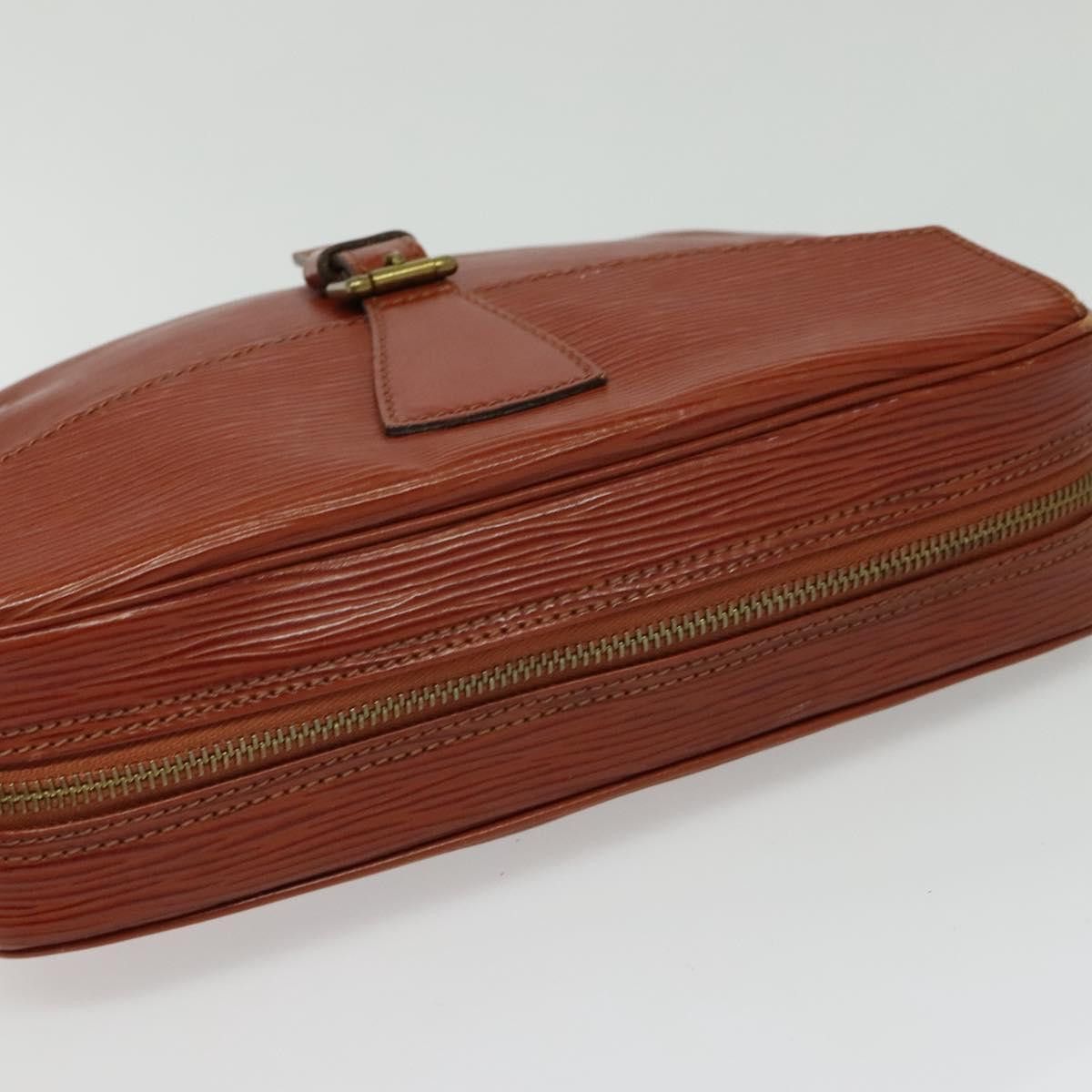 Louis Vuitton LOUIS VUITTON Epi Jeune Fillemm Shoulder Bag Brown M52153 Size ONE SIZE - 6 Thumbnail