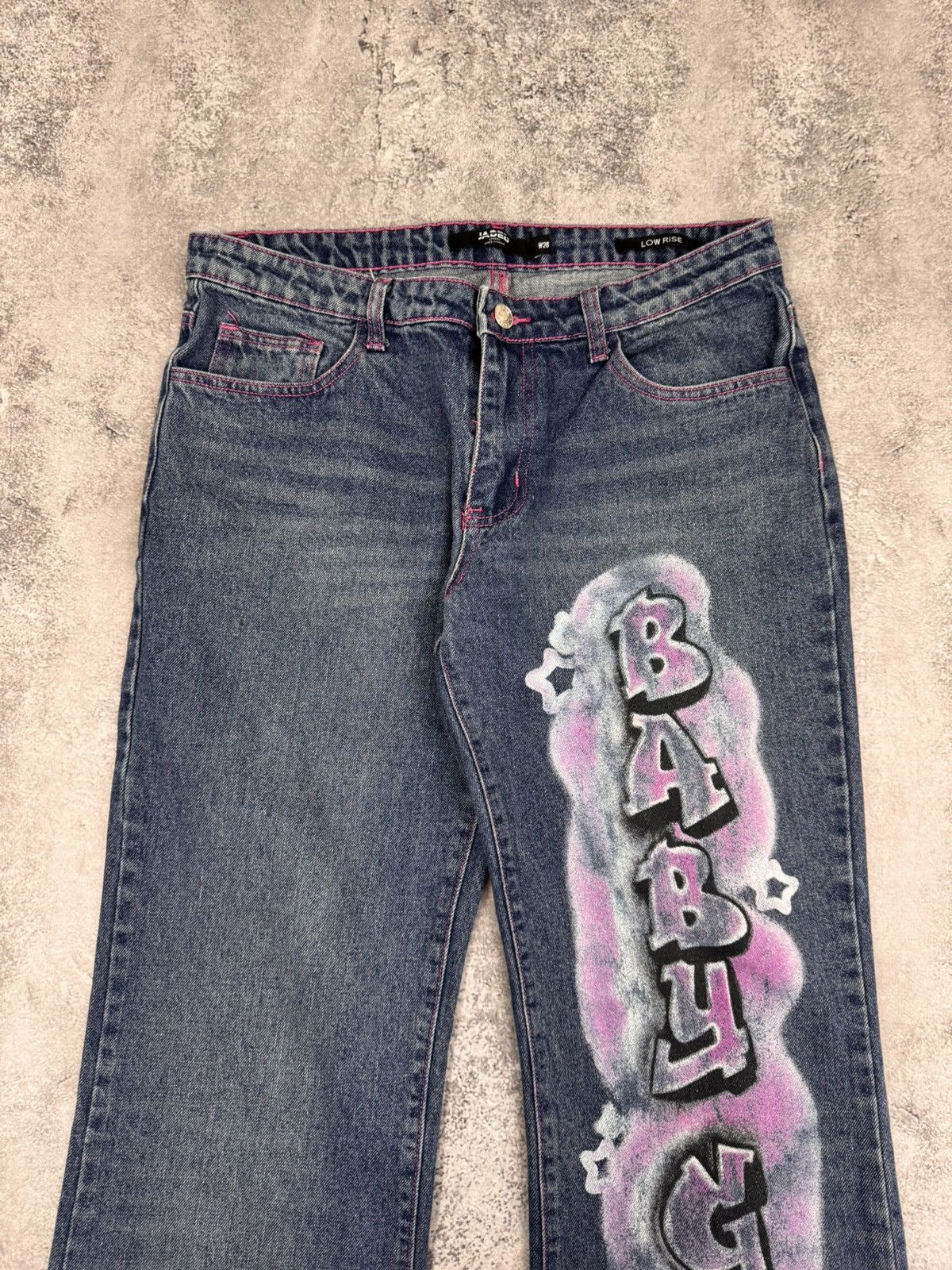 Jaded London Jaded London Women Flared Jeans Blue Size 28 Size 28" / US 6 / IT 42 - 3 Thumbnail