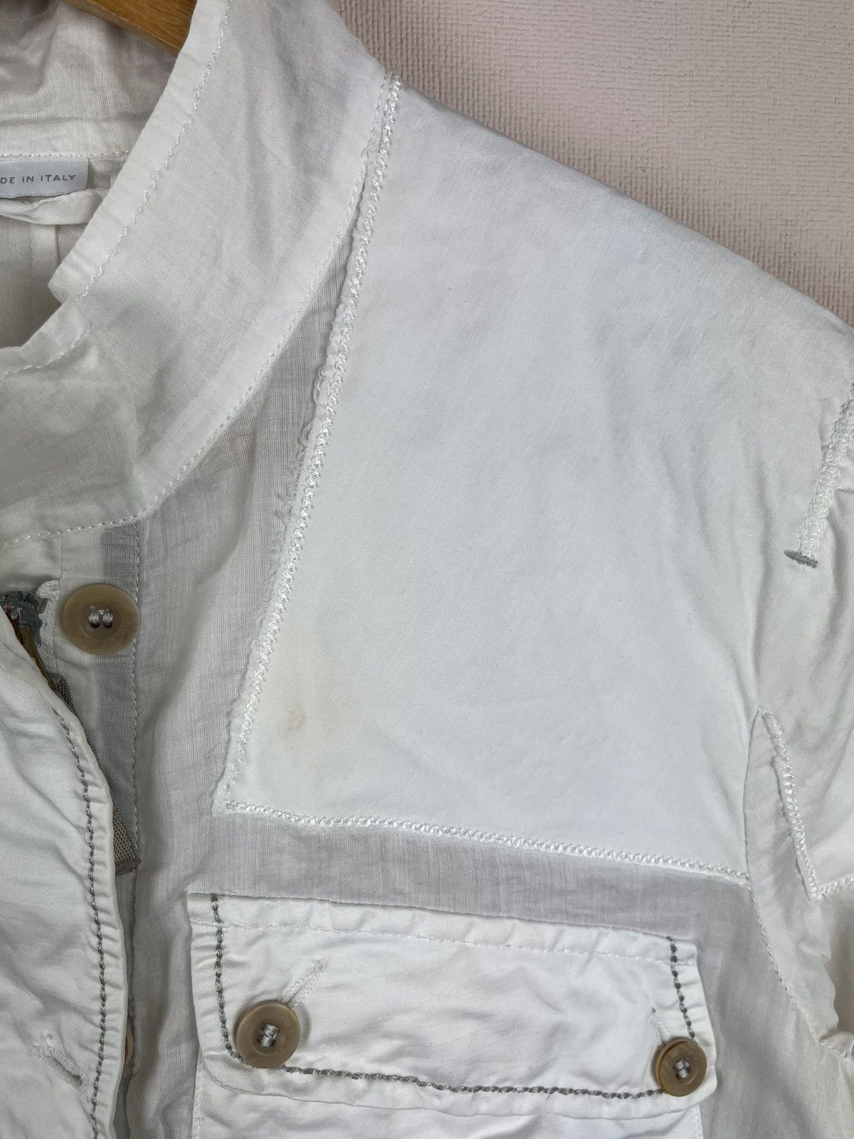 Marithe + Francois Girbaud Marithe Francois Girbaud Vintage Lightweight Linen Jacket Size XL / US 12-14 / IT 48-50 - 3 Thumbnail