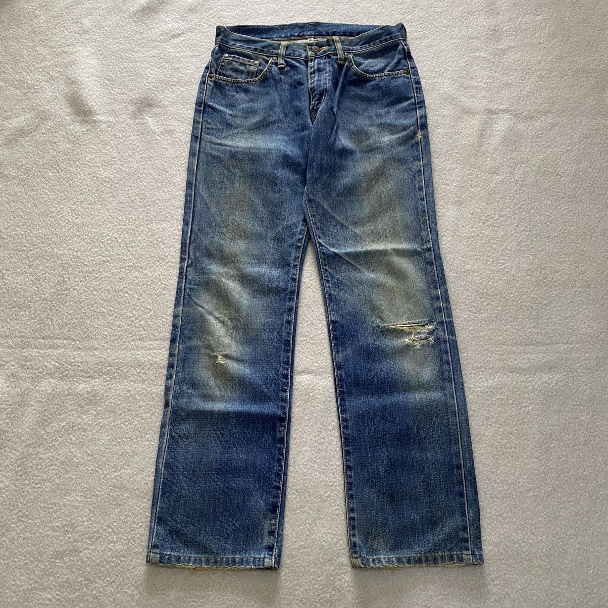 Edwin Vintage Edwin Distressed Dirty Jeans w29 Size US 29 - 1 Thumbnail