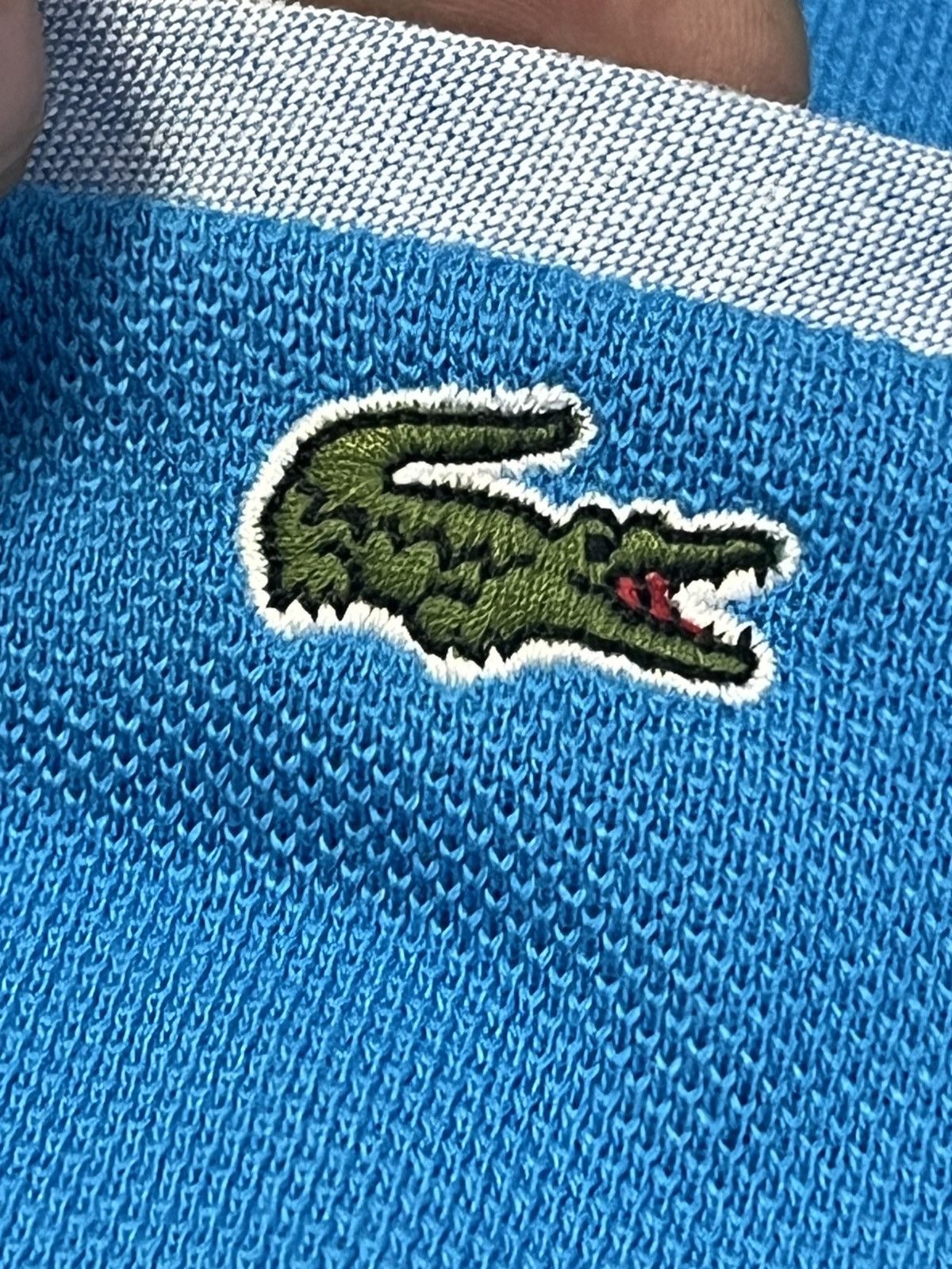 Lacoste Lacoste Classic Fit Blue Polo Shirt Size US L / EU 52-54 / 3 - 4 Thumbnail