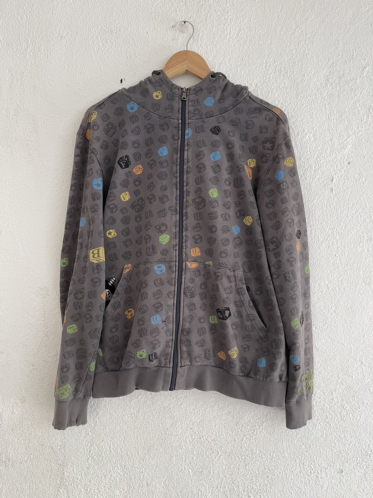Fubu All Over Prints Dice Hoodie