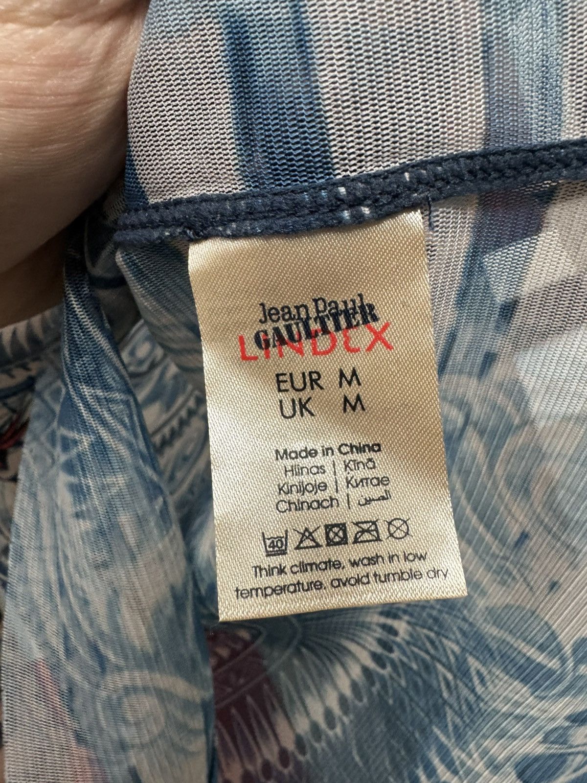 Jean Paul Gaultier Jean Paul Gaultier Lindex Set Tattoo Mesh Top + Leggins Size M / US 6-8 / IT 42-44 - 8 Thumbnail