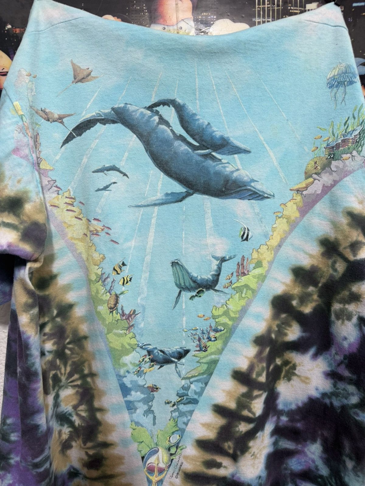 Liquid Blue LIQUID BLUE JOHN CONNELL OCEAN SHIRT 1990 Size US L / EU 52-54 / 3 - 7 Thumbnail