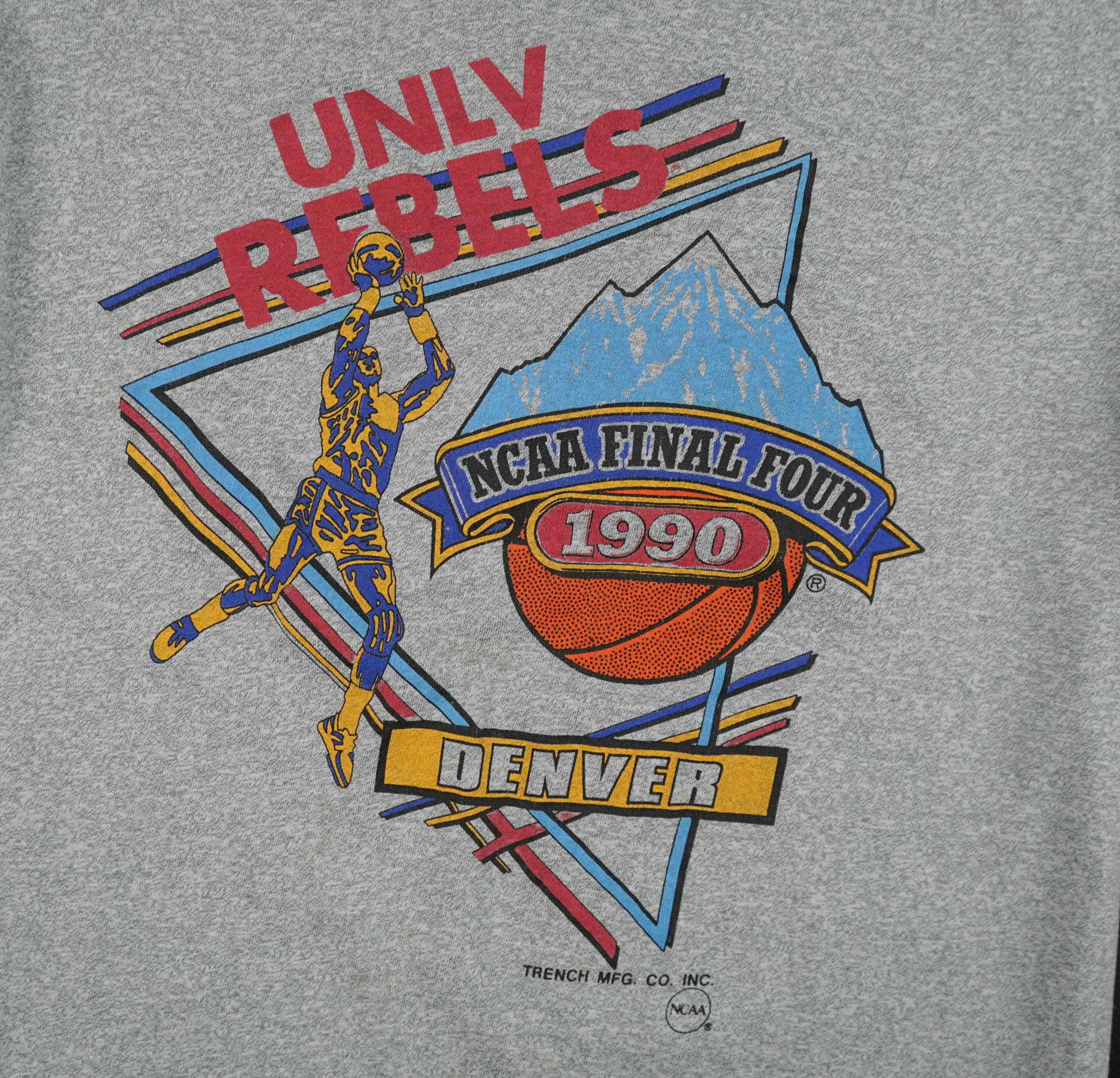 NBA × Vintage Vintage UNLV Rebels 1990 Basketball Denver T-Shirt Size US S / EU 44-46 / 1 - 2 Thumbnail