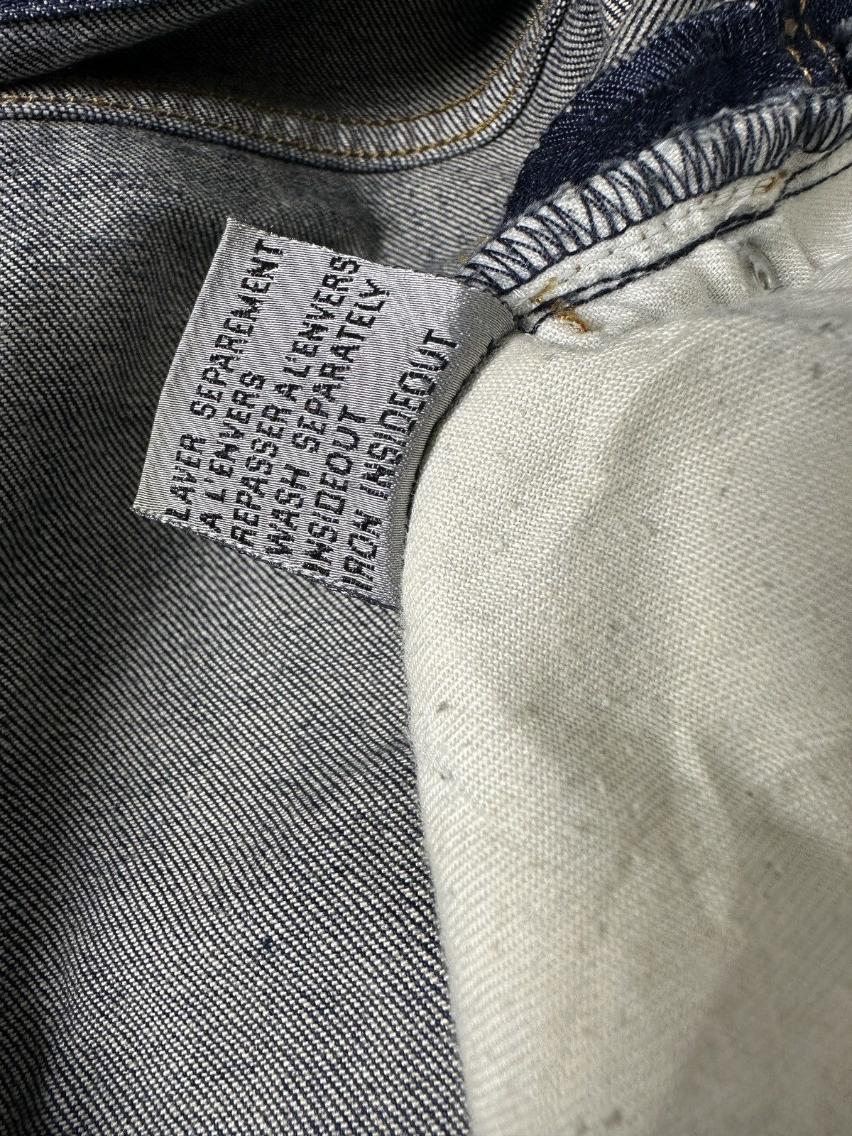 Dior × Hedi Slimane Dior Homme SS07 "Under my Car" Denim Size US 33 - 11 Thumbnail