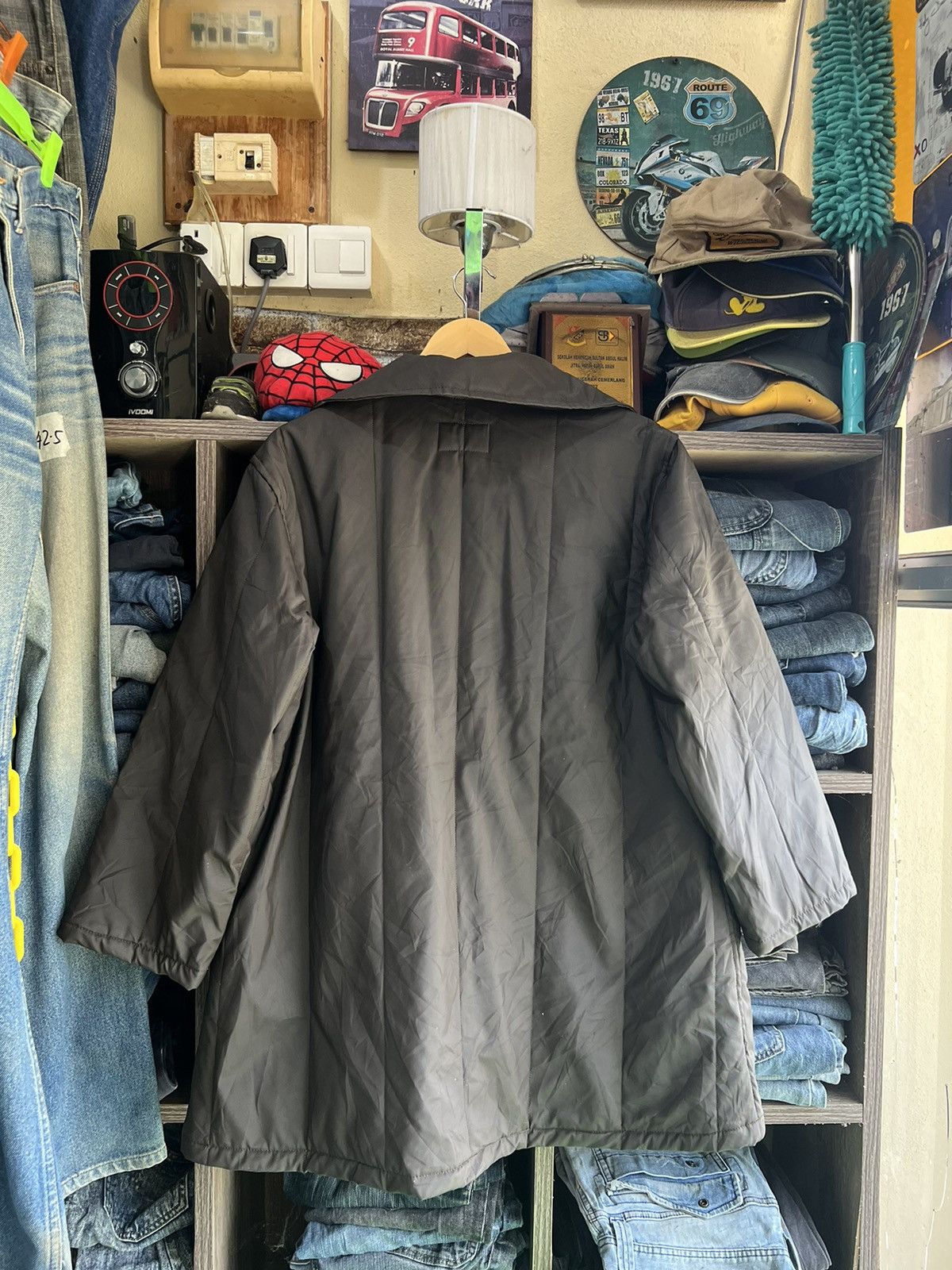 Armani 🔥Vintage Armani Jeans Made in Italy Wax Jacket Size US M / EU 48-50 / 2 - 3 Thumbnail