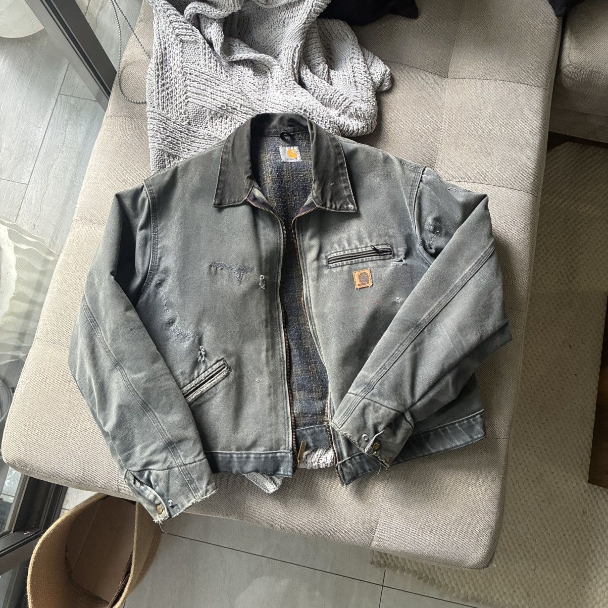 Carhartt Carhartt j97PTL detroit Jacket Size US S / EU 44-46 / 1 - 1 Thumbnail
