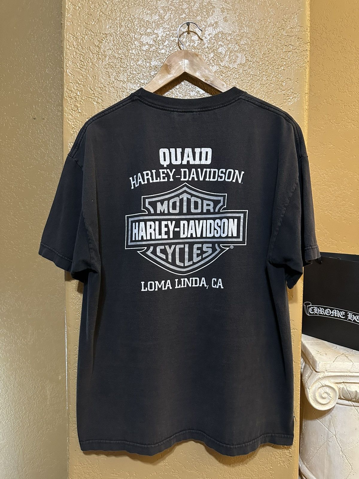 Harley Davidson RARE faded Harley Davidson Skull Pocket tee Size US XL / EU 56 / 4 - 3 Thumbnail