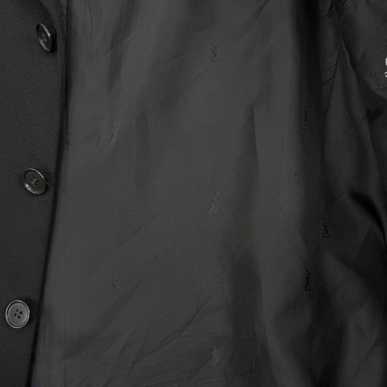 Yves Saint Laurent Yves Saint Laurent Blazer Pure Black Suit Jacket Size 52 L Size US L / EU 52-54 / 3 - 4 Thumbnail