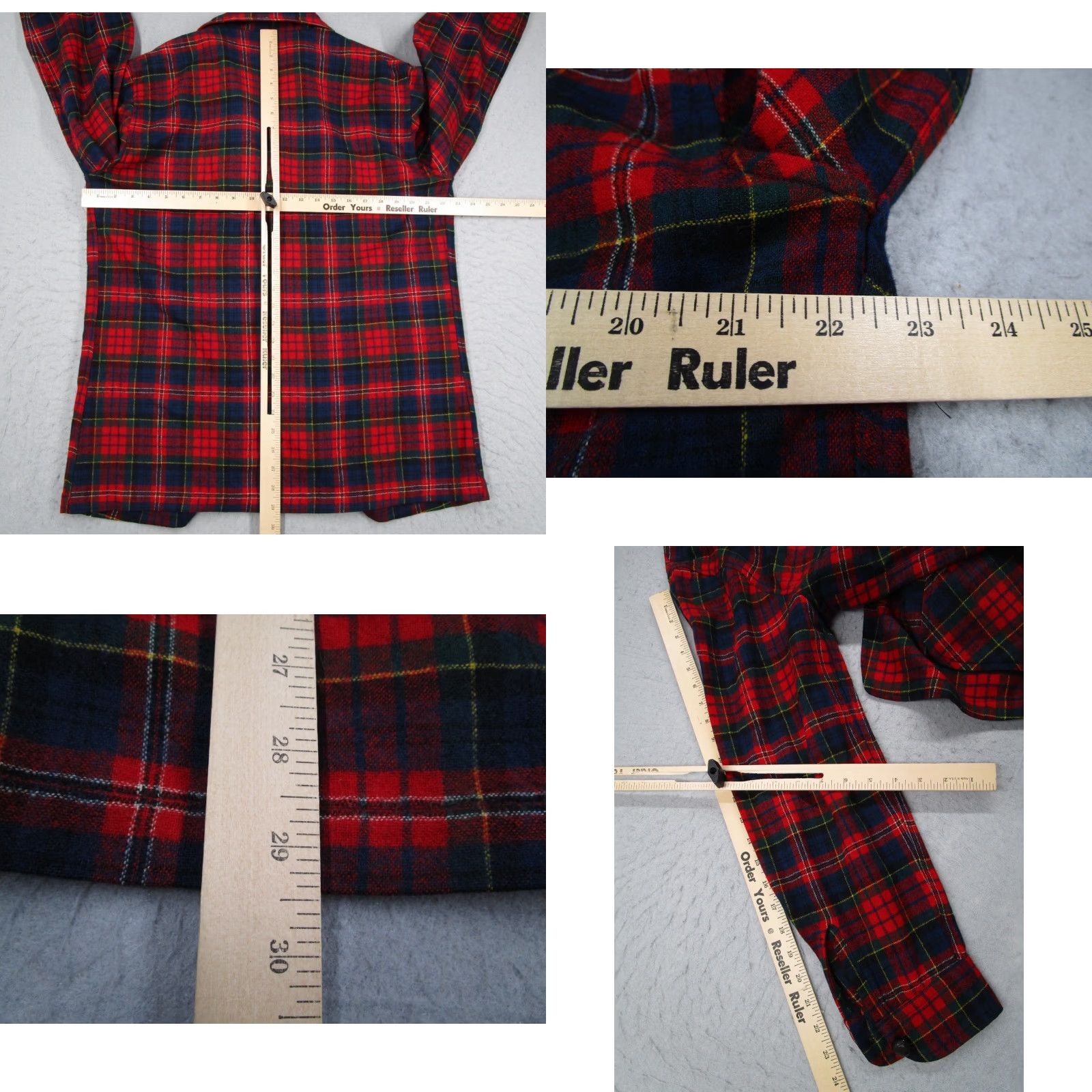 Pendleton VINTAGE Pendleton Jacket Mens Medium Blue Plaid Wool Button Up Shacket with Pockets - Made in USA 80s Western Theme Mens Size US M / EU 48-50 / 2 - 8 Thumbnail