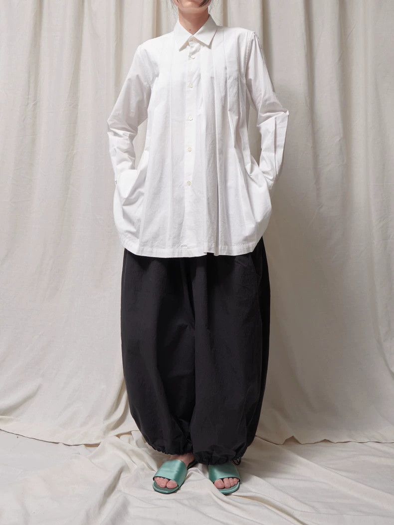 Comme des Garcons Comme Des Garcons White pleated shirt Size S / US 4 / IT 40 - 2 Thumbnail