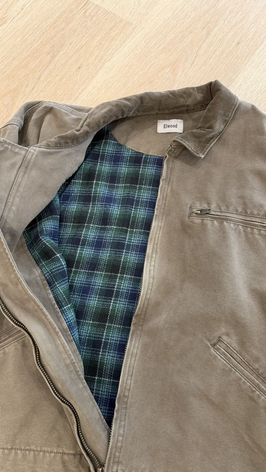Elwood Elwood petrol jacket washed brown Size US XL / EU 56 / 4 - 2 Thumbnail