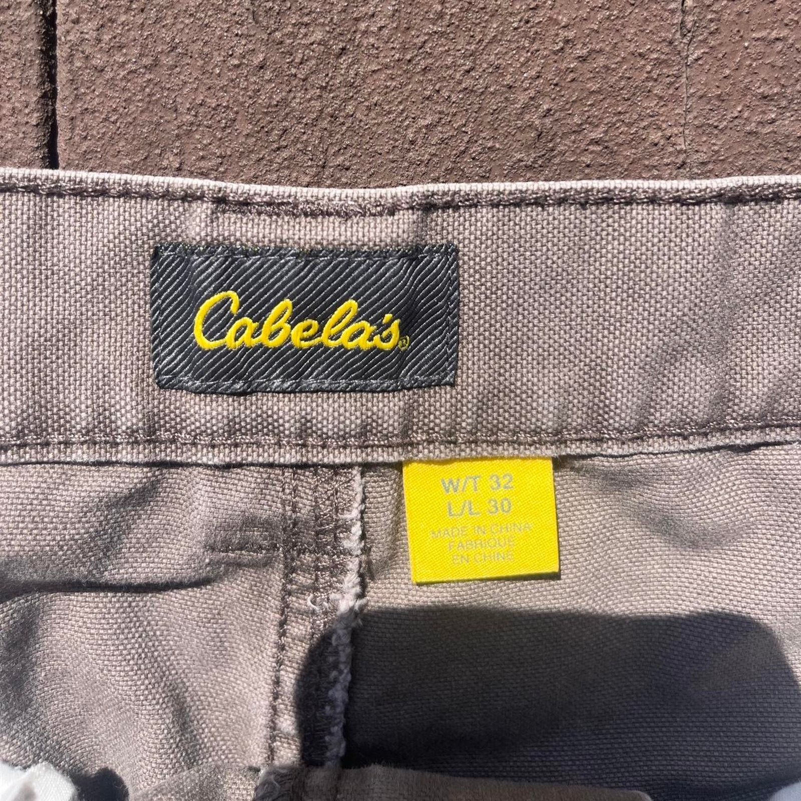 Cabelas Tan Cabela’s Baggy Cargo Pants Size US 32 / EU 48 - 2 Thumbnail