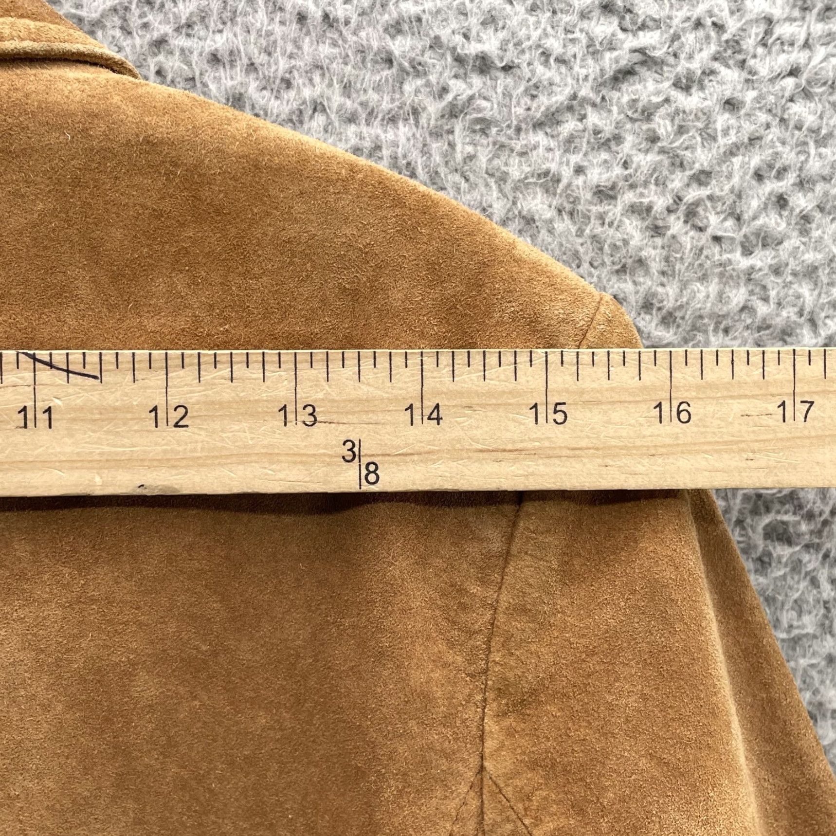 Vintage Bernardo Suede Leather Jacket Women Medium Blazer Western Academia Fall 70s Corp Size M / US 6-8 / IT 42-44 - 7 Thumbnail