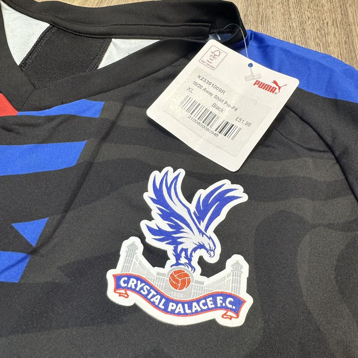 Puma Crystal Palace 19/20 player issue away shirt #11 Zaha (bnwt) Size US XL / EU 56 / 4 - 5 Thumbnail