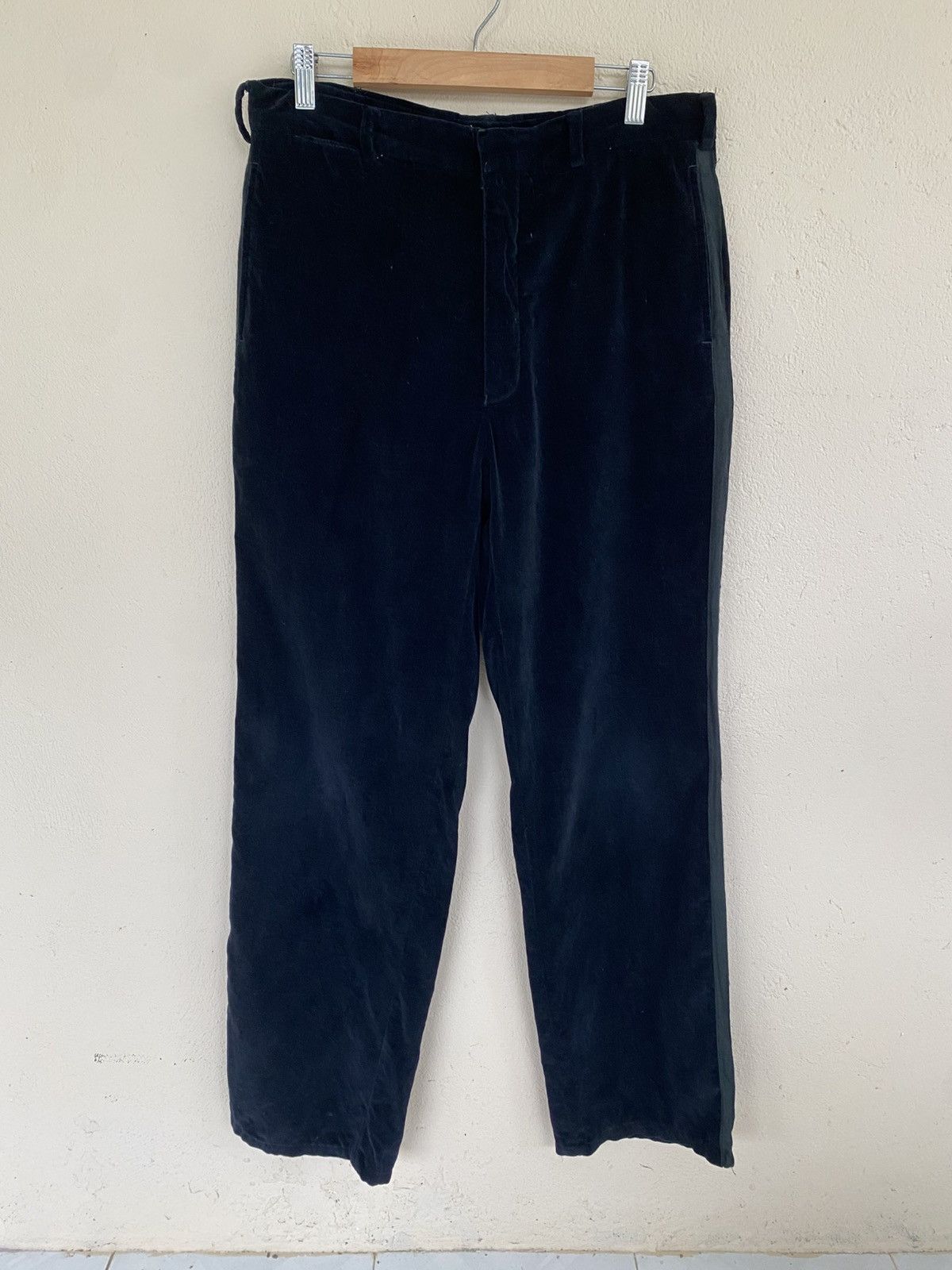 Yves Saint Laurent YSL Velvet Sidetape Pant Size US 31 - 1 Thumbnail