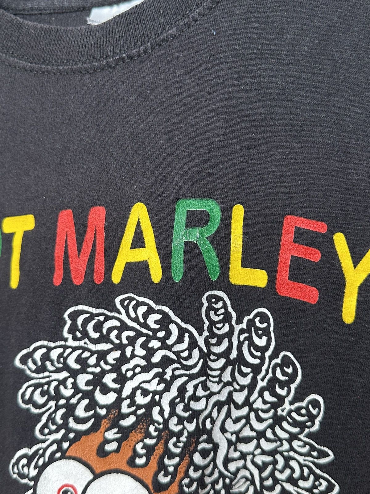 Bob Marley 🔥 90s Bart Marley Vintage Simpsons T Shirt Homer Band USA Size US XL / EU 56 / 4 - 6 Thumbnail