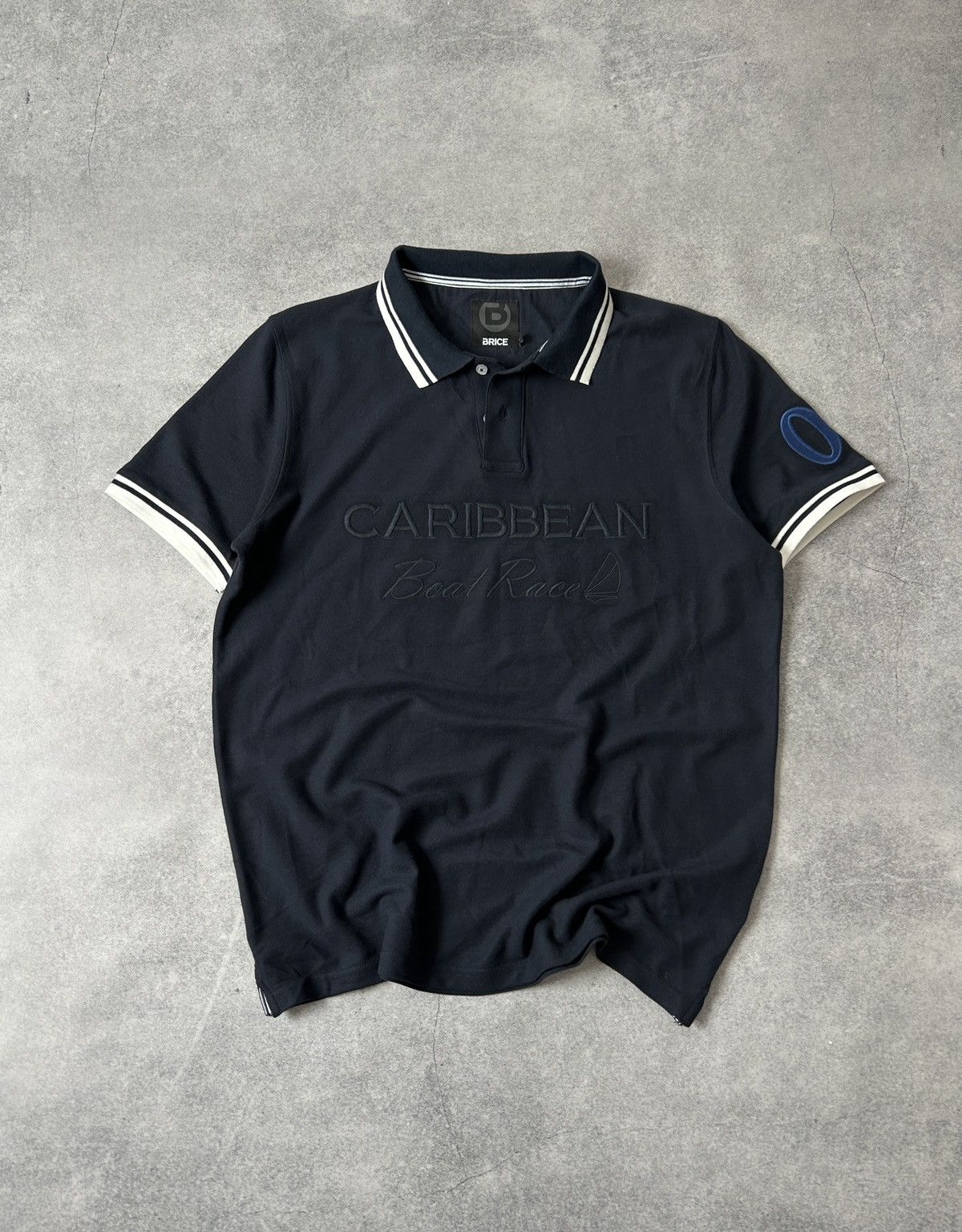Other Brice Caribbean Boat Race blue polos shirts mens Size US L / EU 52-54 / 3 - 2 Thumbnail